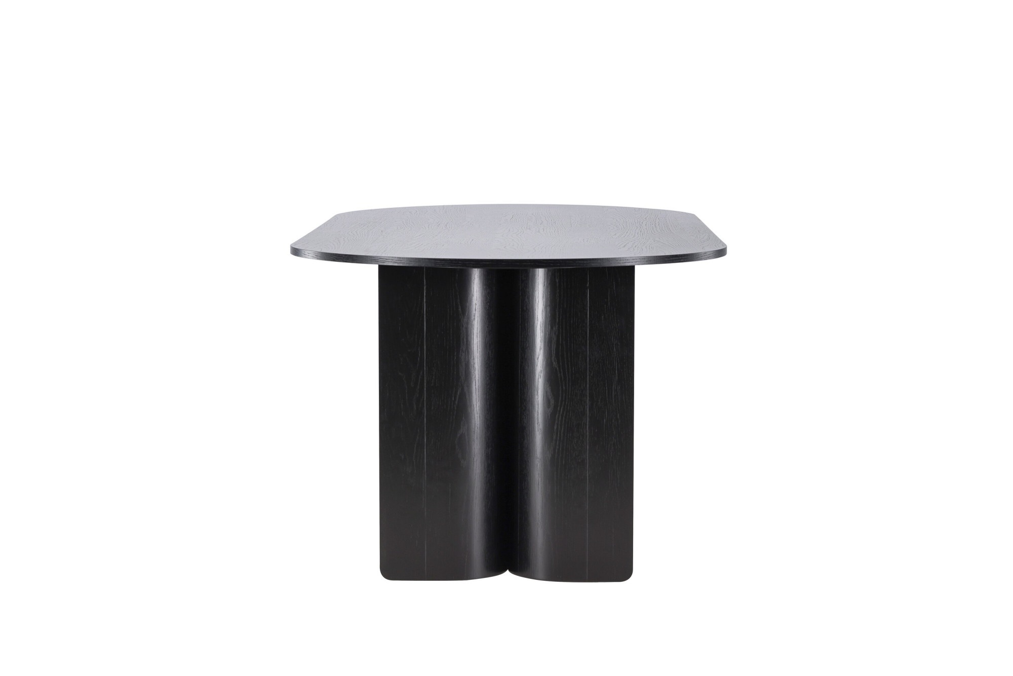 Venture Home Table de salle à manger »Tyresö, ovaler Esstisch in elegantem Schwarz, 220 × 100 cm« table de salle à manger, MDF, claire, facile d'entretien