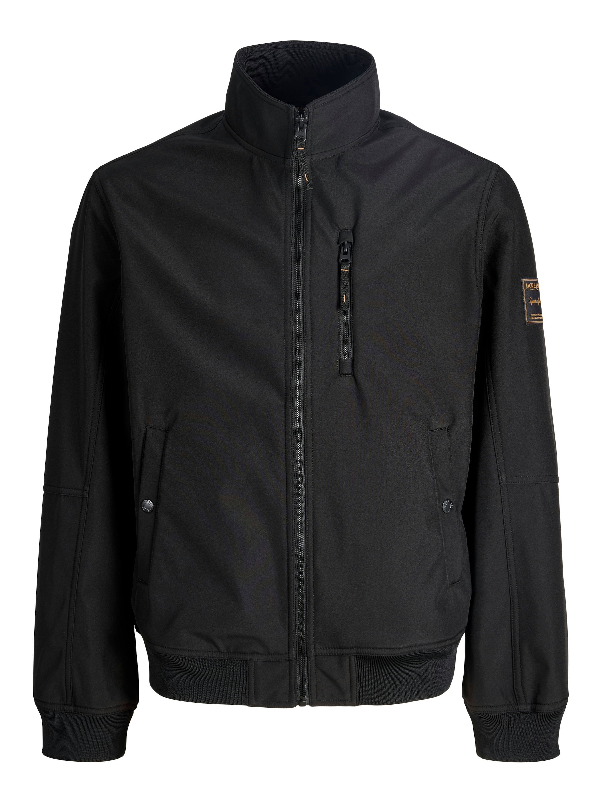 Jack & Jones PlusSize Softshelljacke »JJEPARKER SOFTSHELL COLLAR BOMBER SN PLS« mit Stehkragen