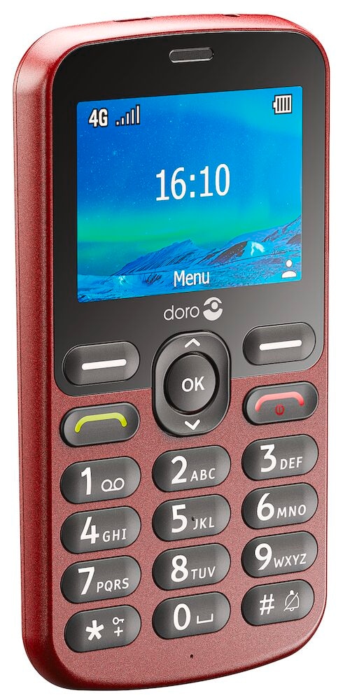 Doro Handy »1880 (ohne Netzteil)« Rot
