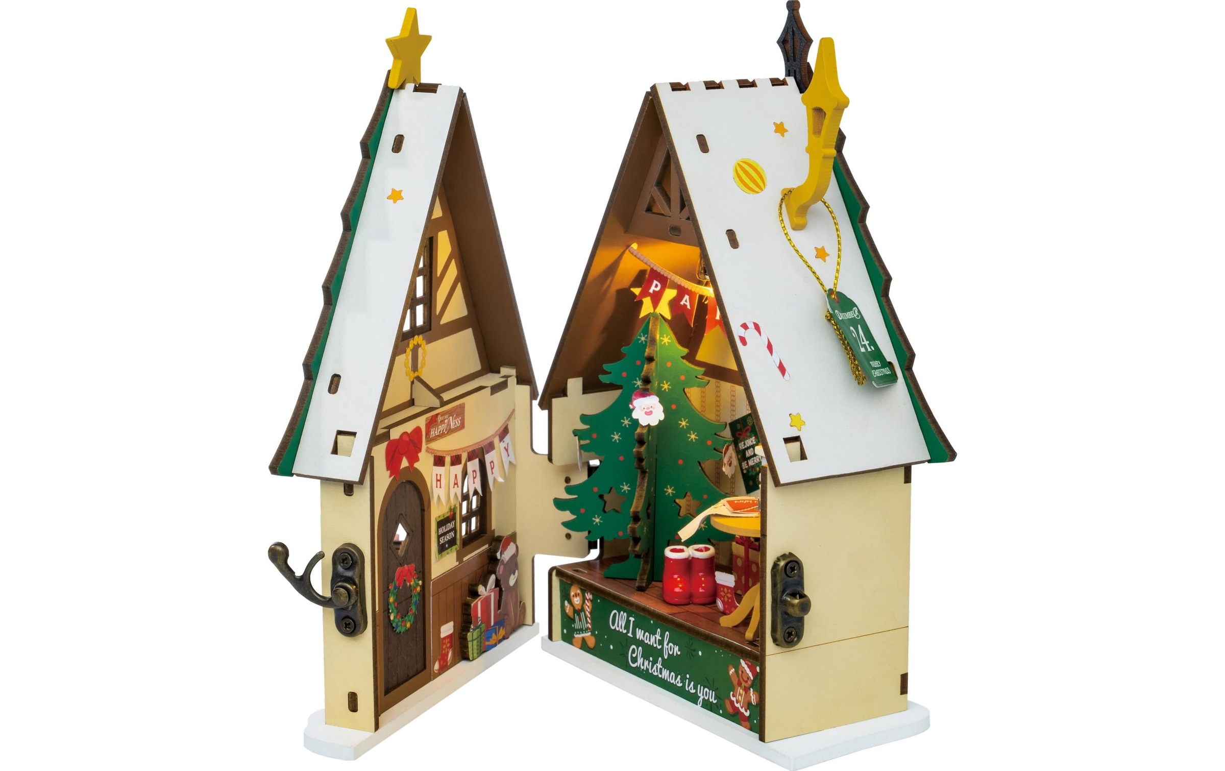   Kit de modèles réduits »RoboTime Funkelndes Weihnachtshaus«