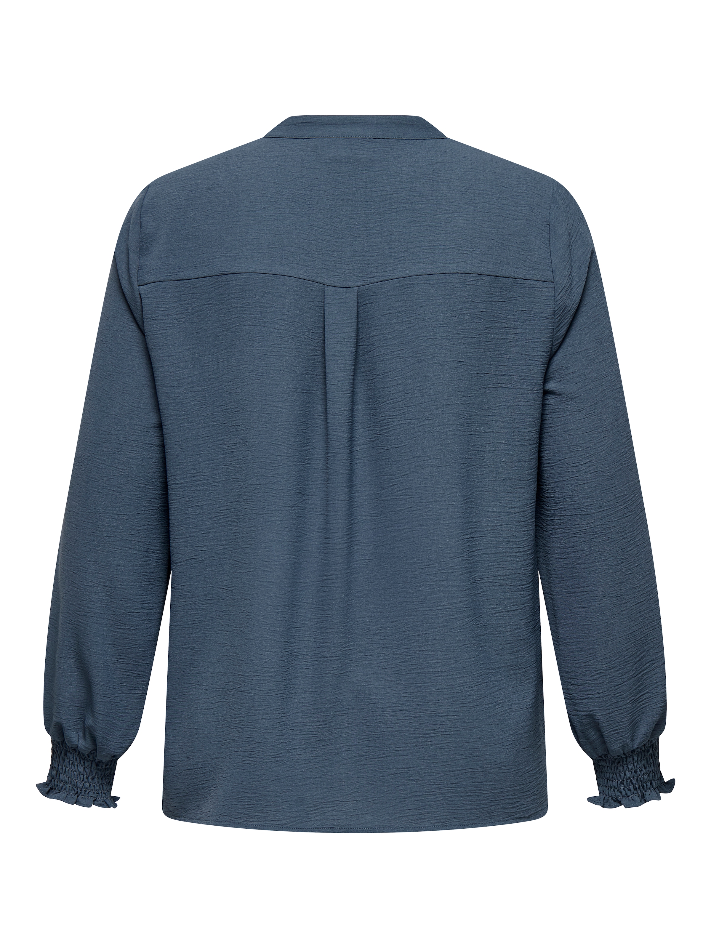 ONLY CARMAKOMA Chemisier à chemise »CARMETTA LIFE V-NECK TOP WVN NOOS« Kunstfaser, regular fit