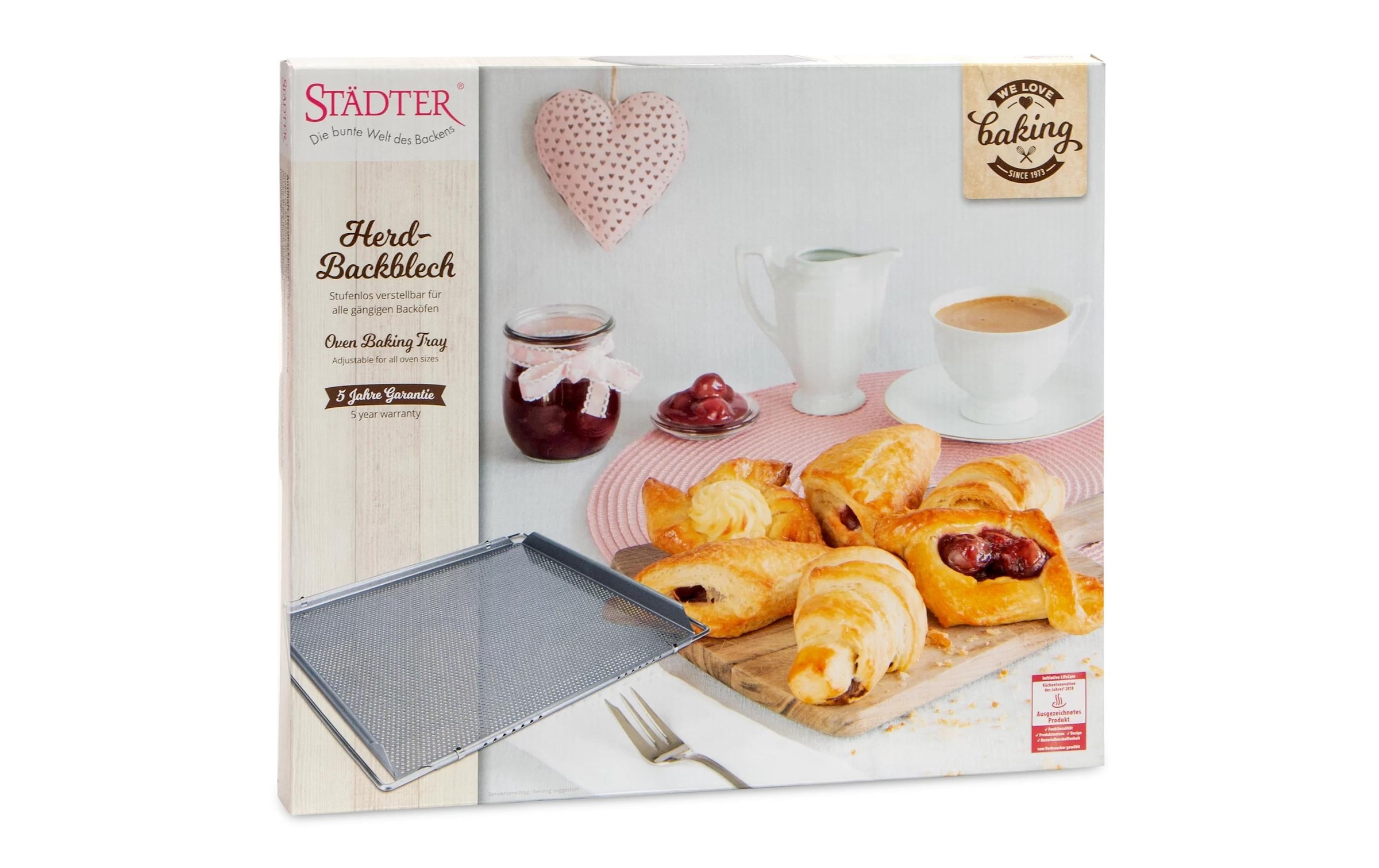 STÄDTER Backblech »mit Spezial Lochung 35 cm x 45 cm« Metall