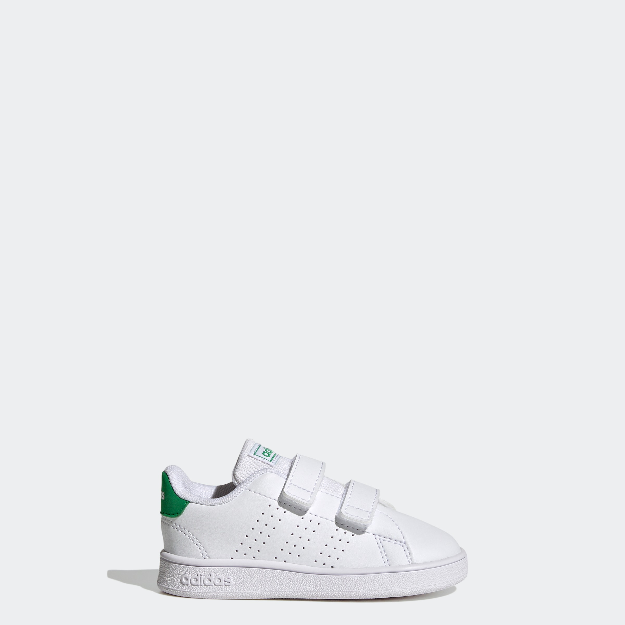 adidas Sportswear Sneakers »ADVANTAGE LIFESTYLE COURT TWO HOOK-AND-LOOP«  Design auf den Spuren des adidas Stan Smith, für Kinder