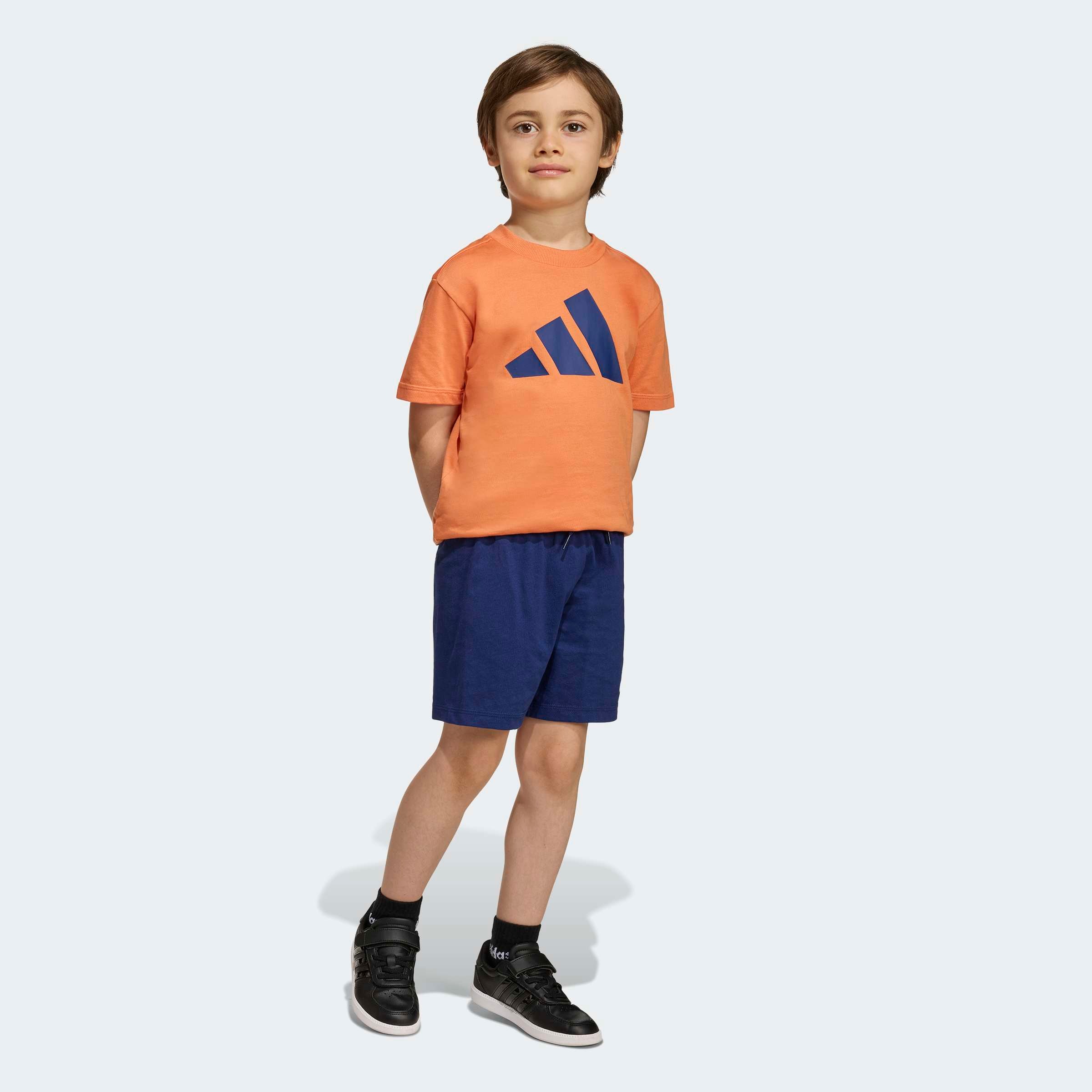 adidas Sportswear Trainingsanzug »LK BL T-SET 160« 2 tlg. für Kinder, zweiteilig, aus Baumwolle