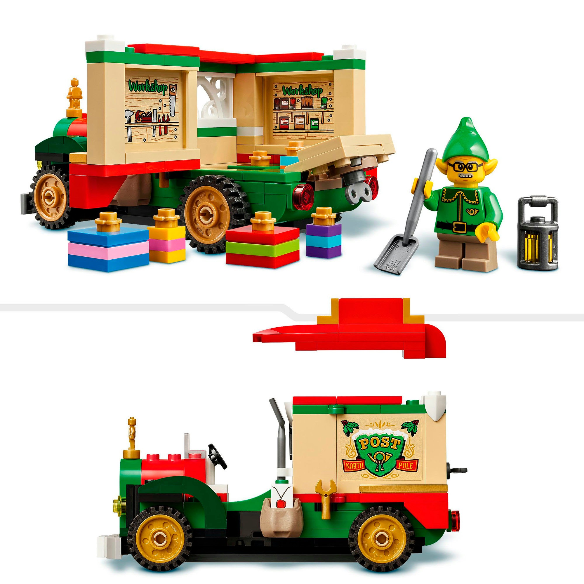 LEGO® Pions de construction »Lieferwagen des Weihnachtsmanns (40746), LEGO Iconic« Made in Europe