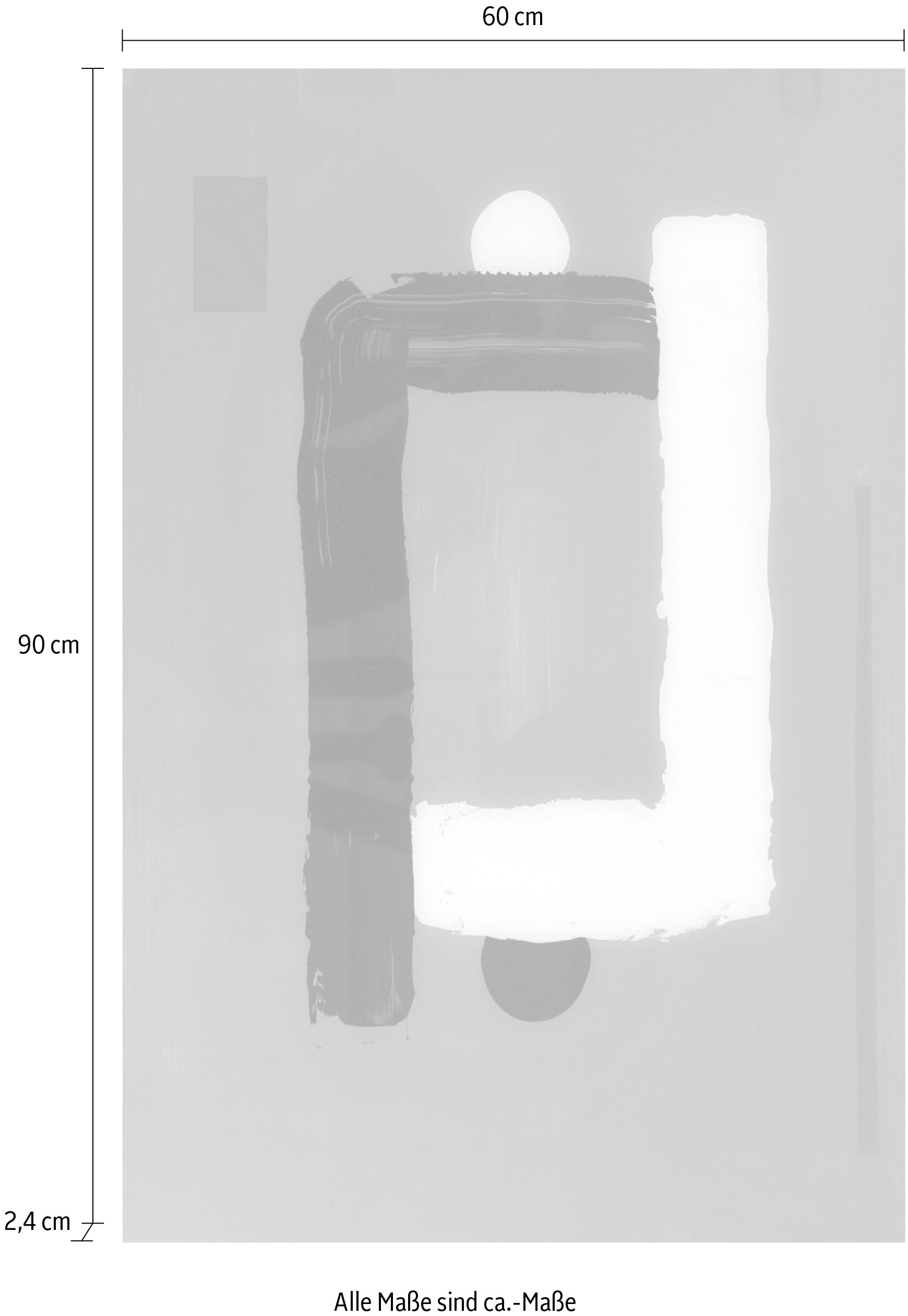 queence Tableau en verre acrylique »Kunstwerk« Fine Art-Print in Galeriequalität