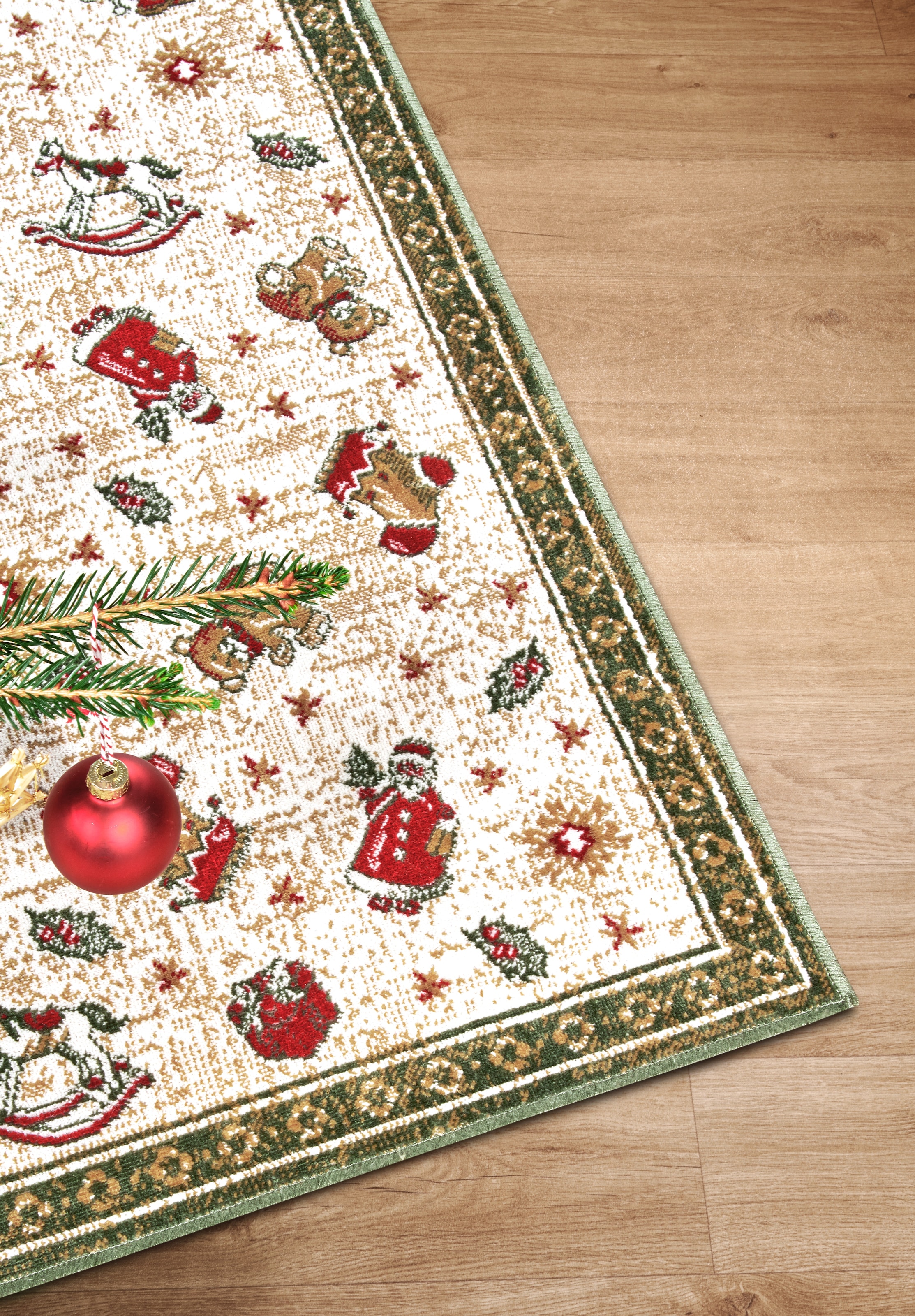 Villeroy & Boch Tapis »Nostalgic Shine Toy's Delight, eckig, rund und Läufer« Rectangulaire 6 mm Höhe Weihnachten, Wohnzimmer, Flur, Geschenk, Toys Delight, Dekoration