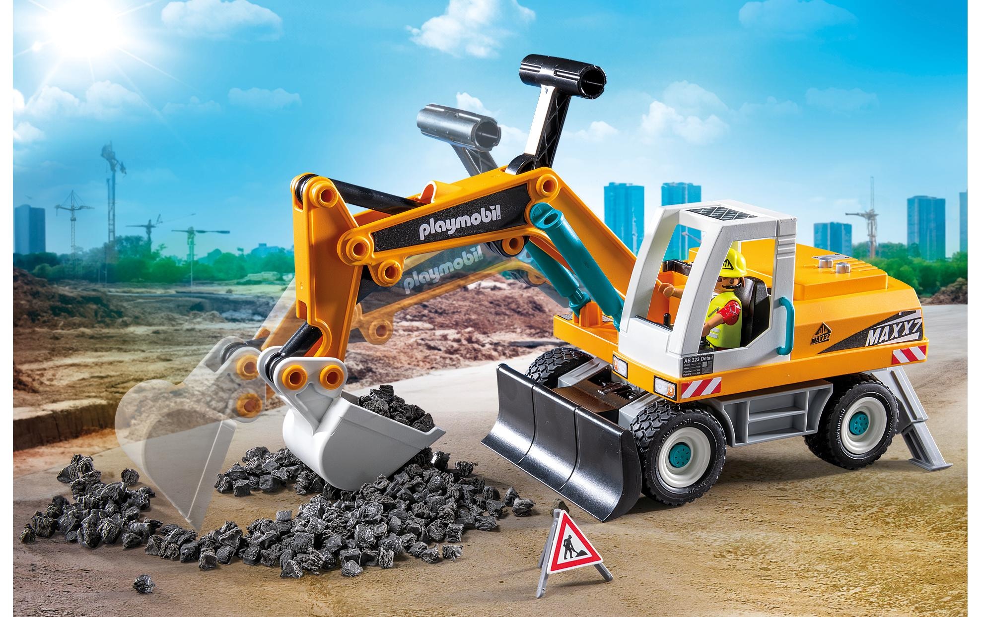 Playmobil® Briques de jeu »Action Heroes Grosser Bagger 71749«