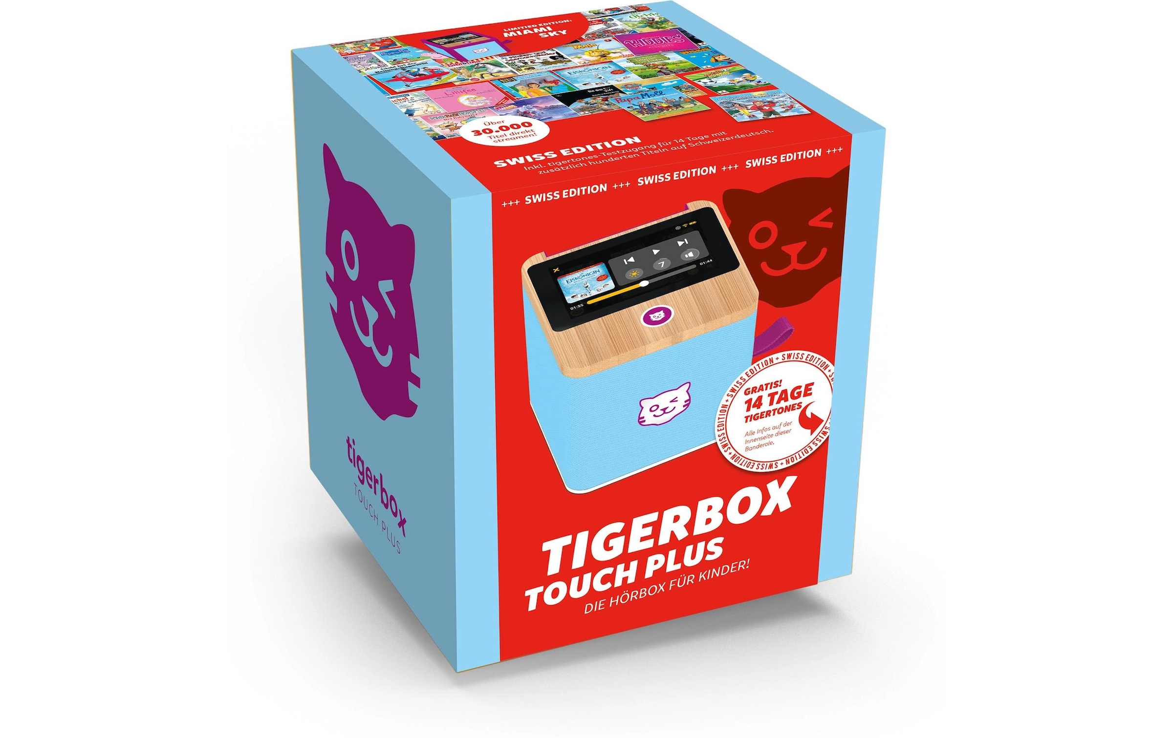 TigerMedia Hörspielfigur »Tigerbox Touch Plus Swiss Edition« Hörspiel-Box mit Touchdisplay