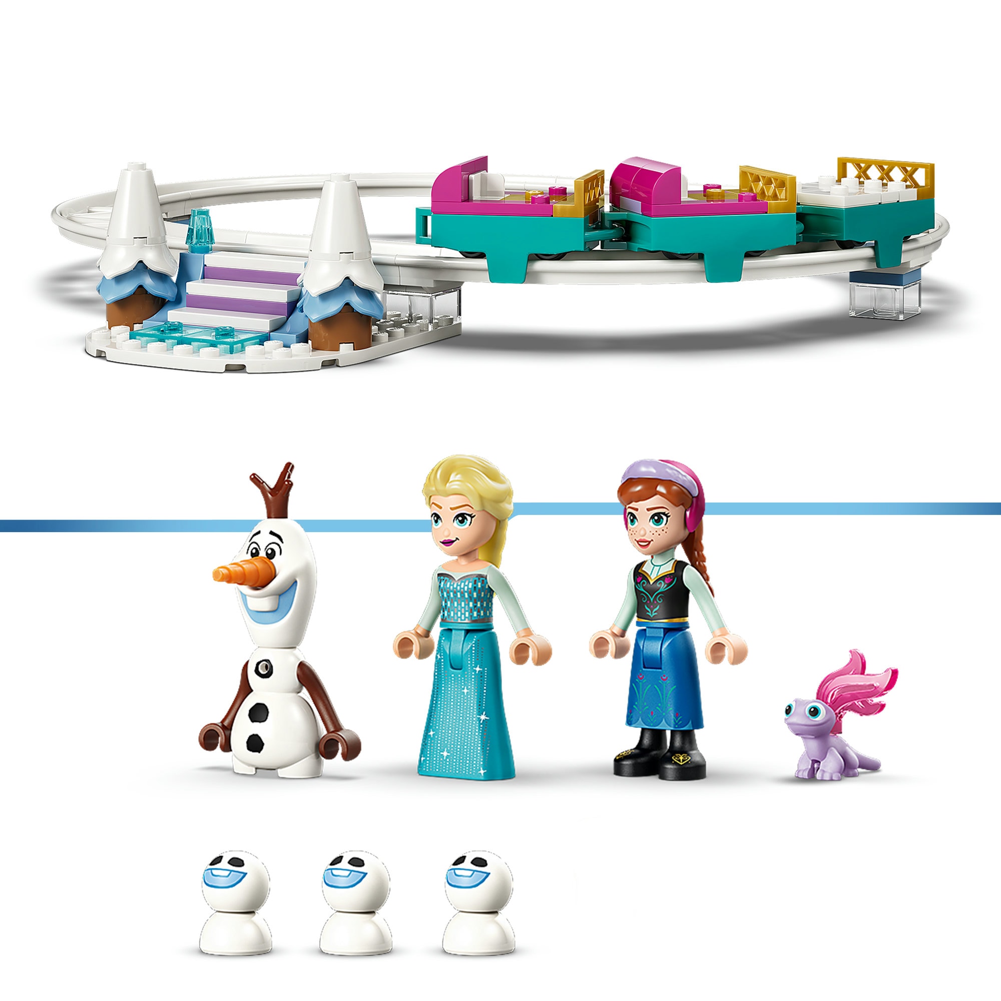 LEGO® Pions de construction »Elsas Schlittenfahrt um den Eispalast (43281), LEGO Disney Princess« Made in Europe