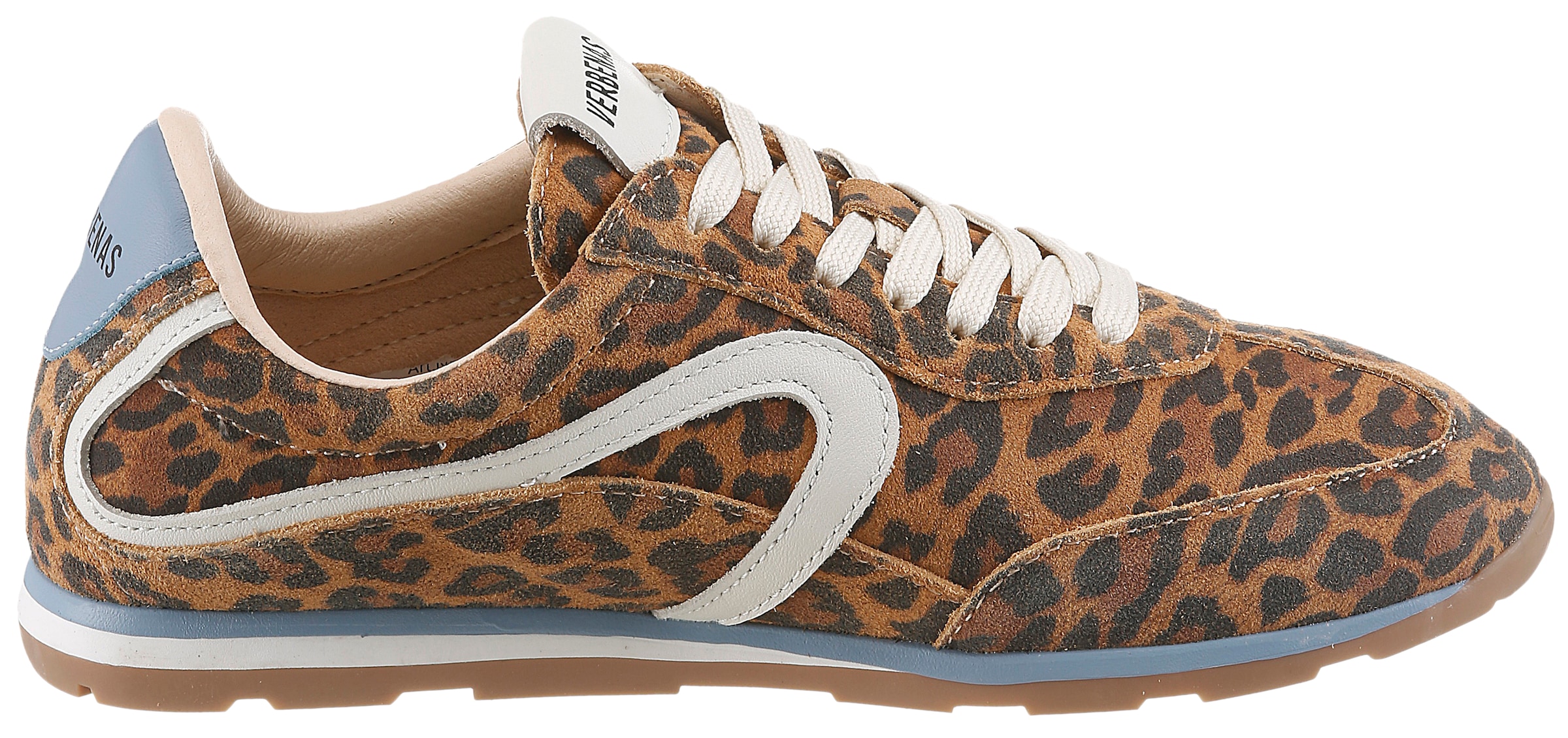 VERBENAS Baskets compensées »JAMAIC LEO SUMMER«  Sneaker rétro, à lacets, chaussure décontractée au look léopard