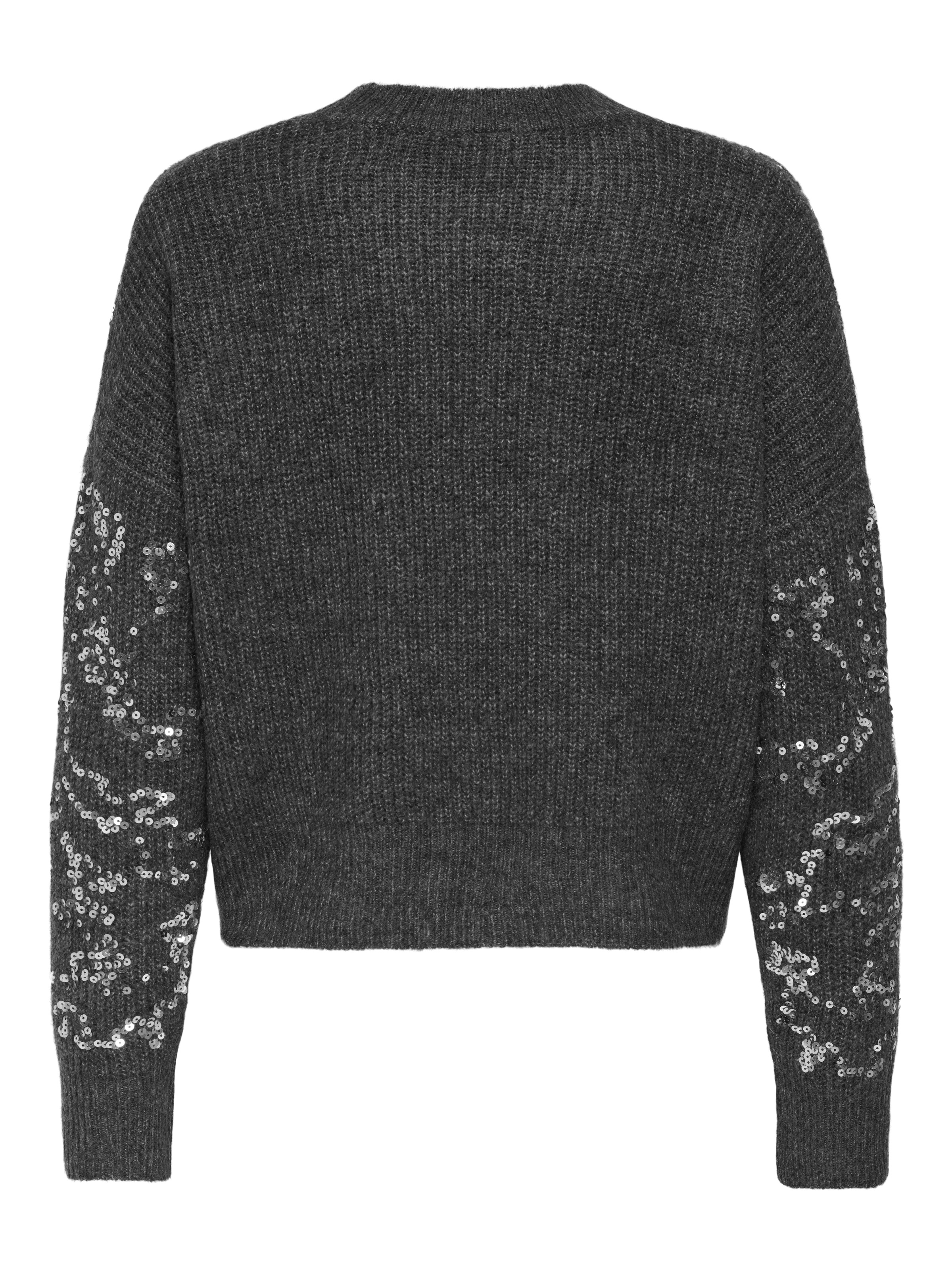 ONLY Pull à col rond »ONLALTA LS SEQUIN O-NECK KNT«
