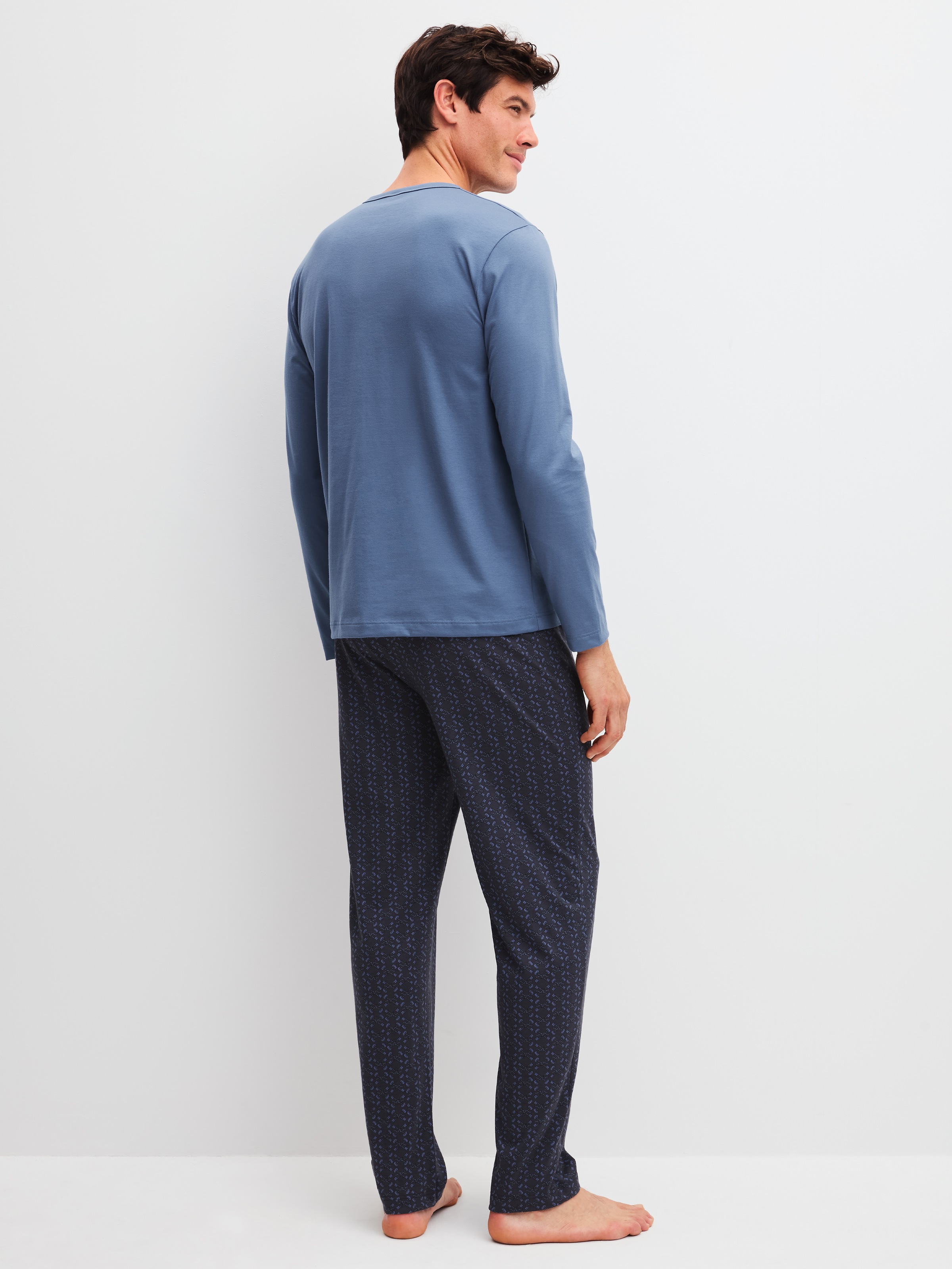 CALIDA Pyjama »Relax Imprint 1« 2 avec poche poitrine appliquée