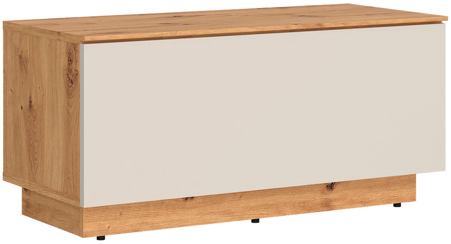GOODproduct Table basse »kompakt, mit überraschend viel Stauraum, 1 Klappe« suspendu ou debout, sans poignée, moderne, largeur 80 cm
