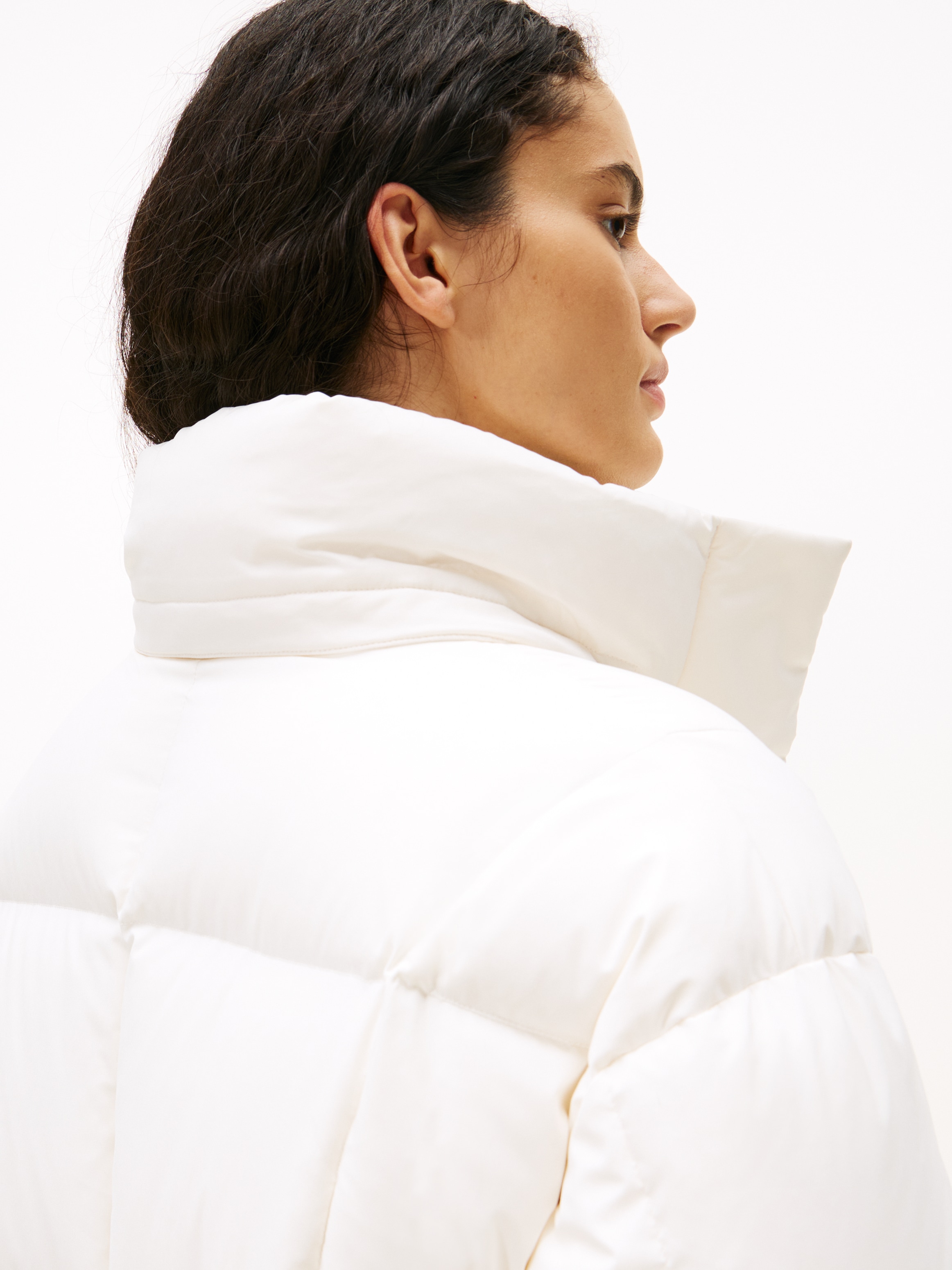 Tommy Jeans Steppmantel »TJW ALASKA GRID DWN MXI COAT EXT«