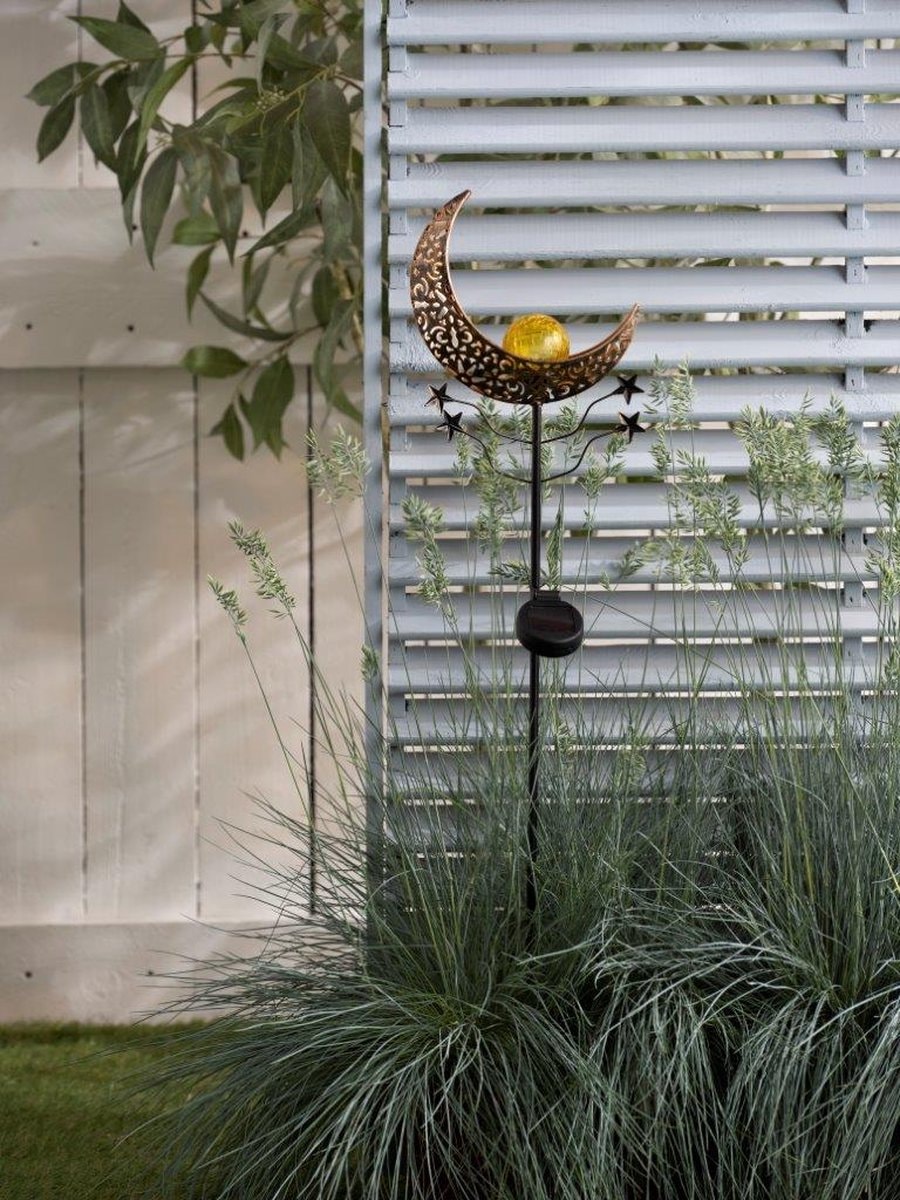 LUXFORM Gartenleuchte »Solar-Erdspiess-Gartenlampe - Mandala - 2 Stück« LED-Modul 2 Stk. Dekoratives Gartenornament