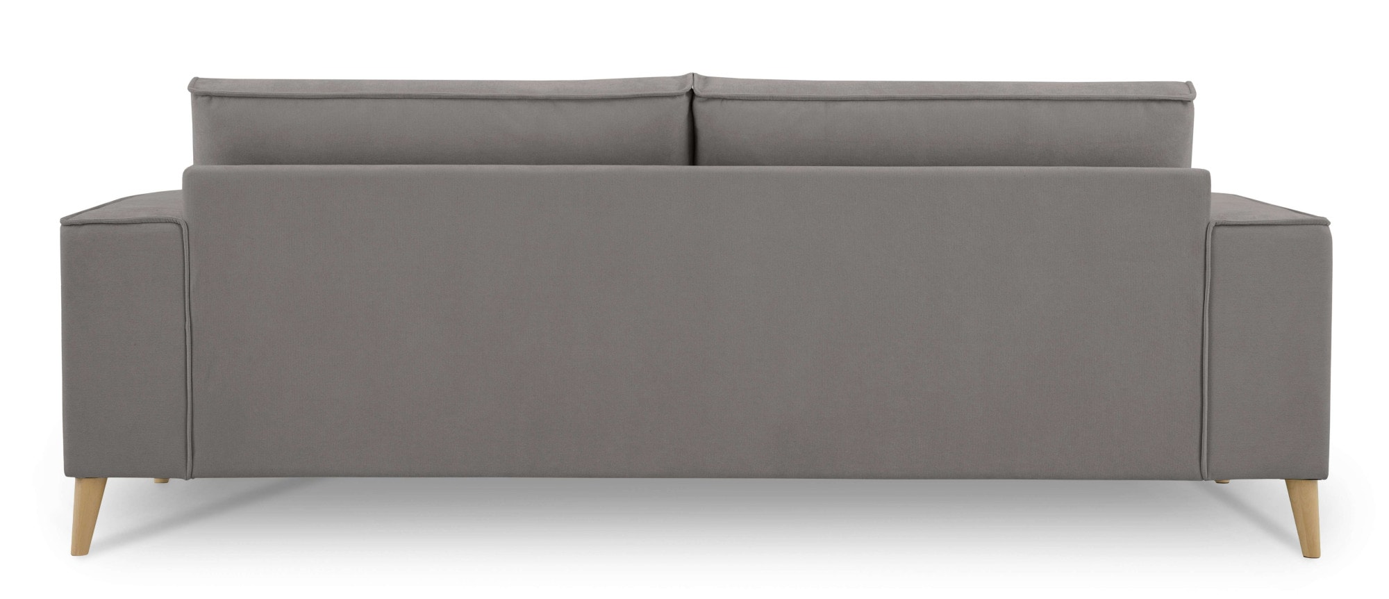 GOODproduct 3-Sitzer »Oland Skandi, weicher Chenille-Stoff« 224 cm, Wellenunterfederung, Skandi-Design, Massivholzfüsse