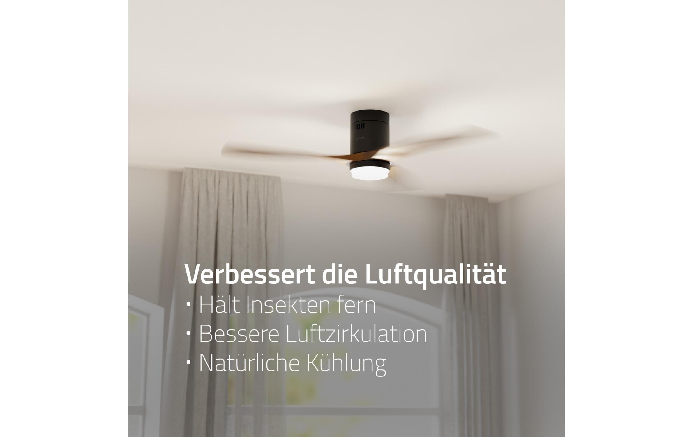 Hombli Ventilateur de plafond »1320 mm« 132 cm Durchmesser