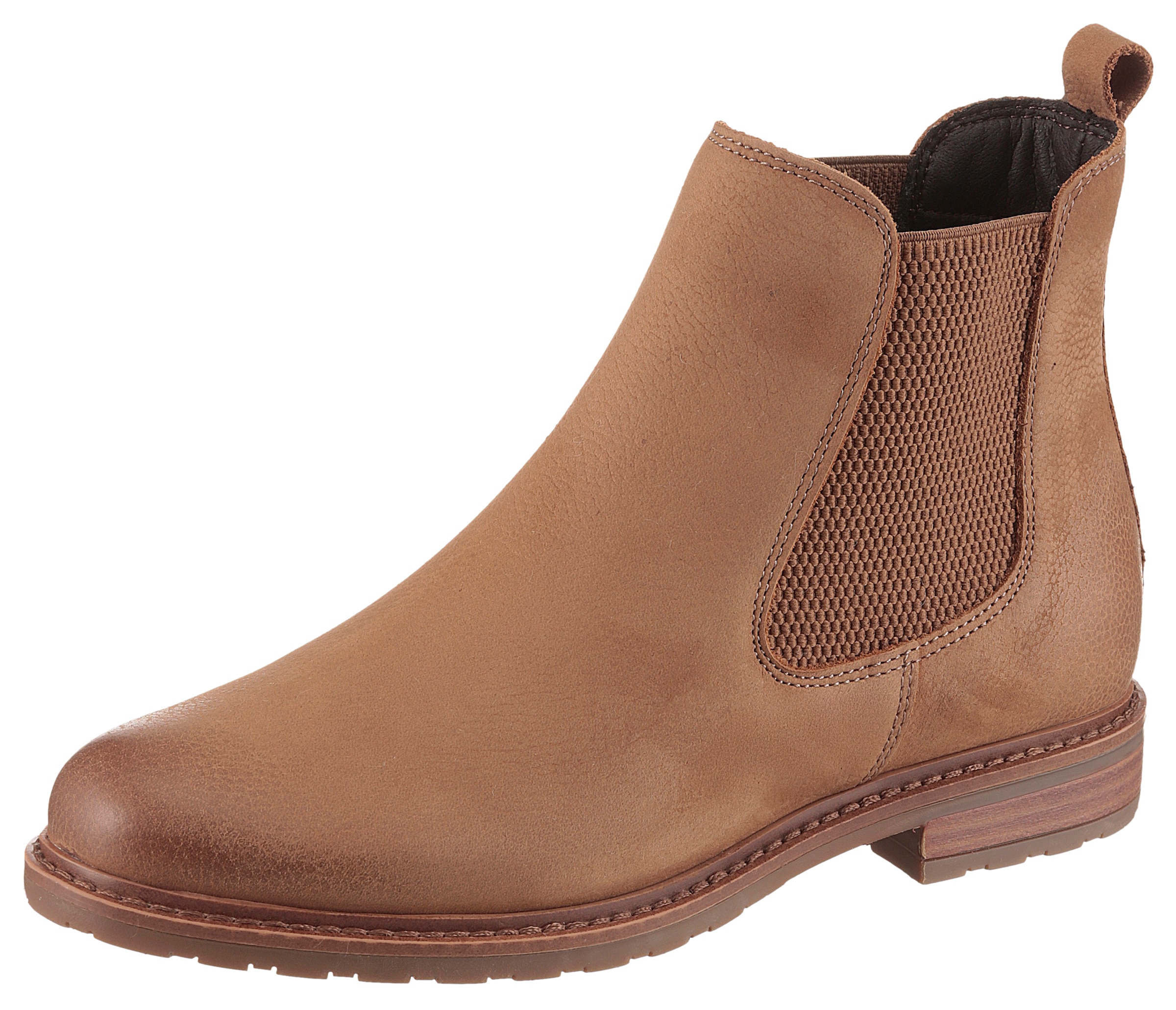Tamaris Bottines chelsea  talon bloc, bottines, chaussures business, bottines sans lacets, languette d’enfilage