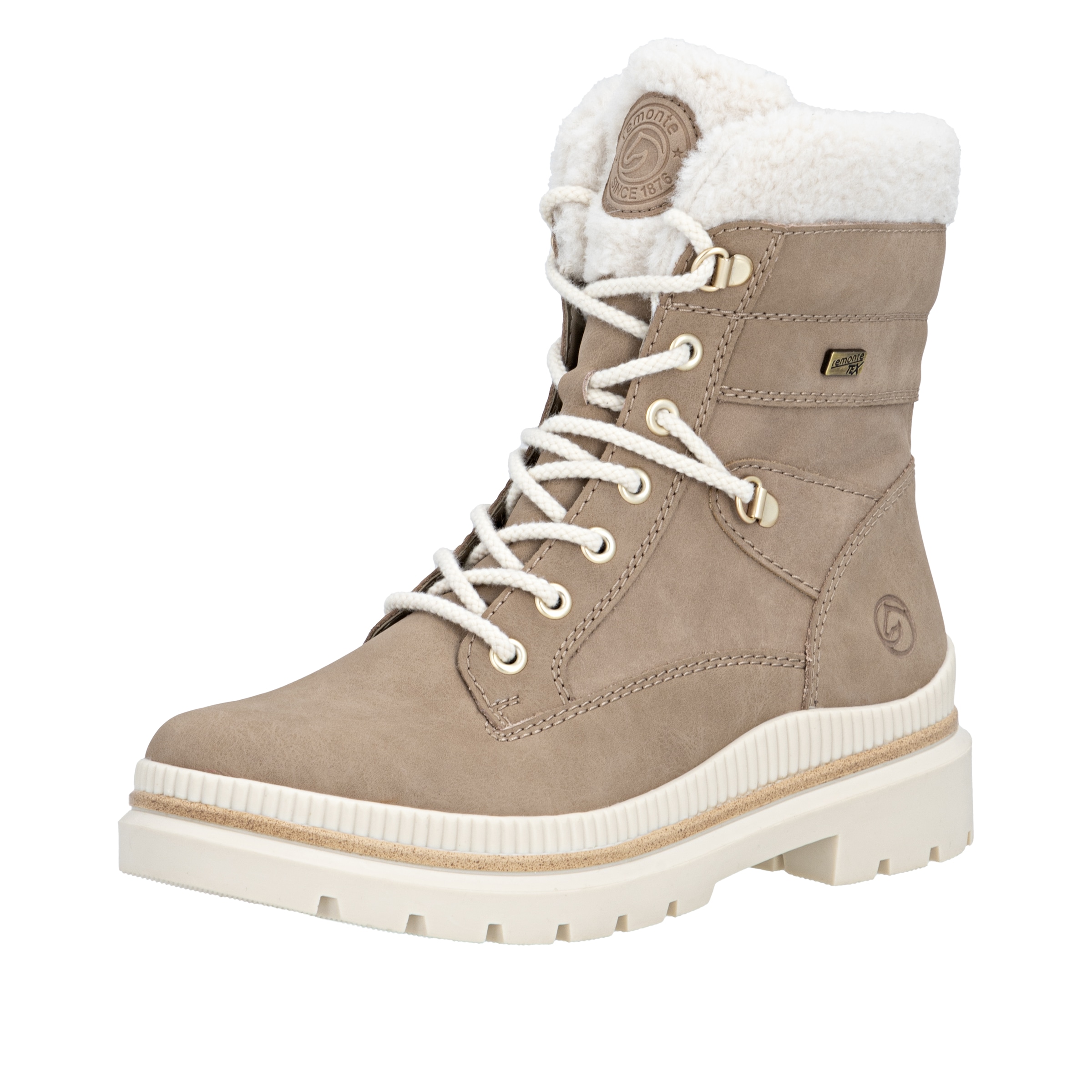 Remonte Winterboots »FIBER-GRIP«  Schnürstiefelette, Profilsohle, mit Schurwollfutter und TEX