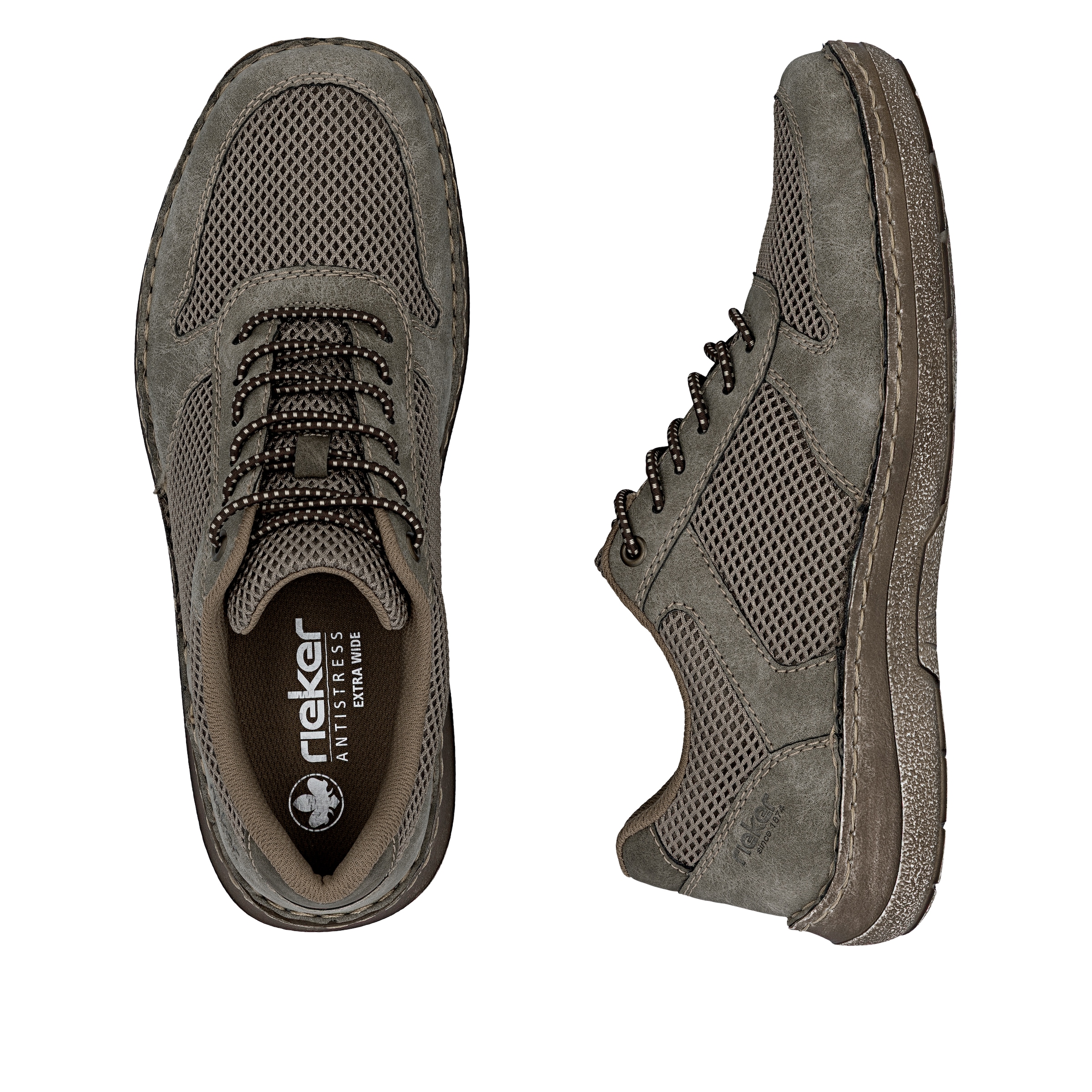 Rieker Baskets slip-on  sneaker de loisir, chaussure basse, chaussure à enfiler avec élastique