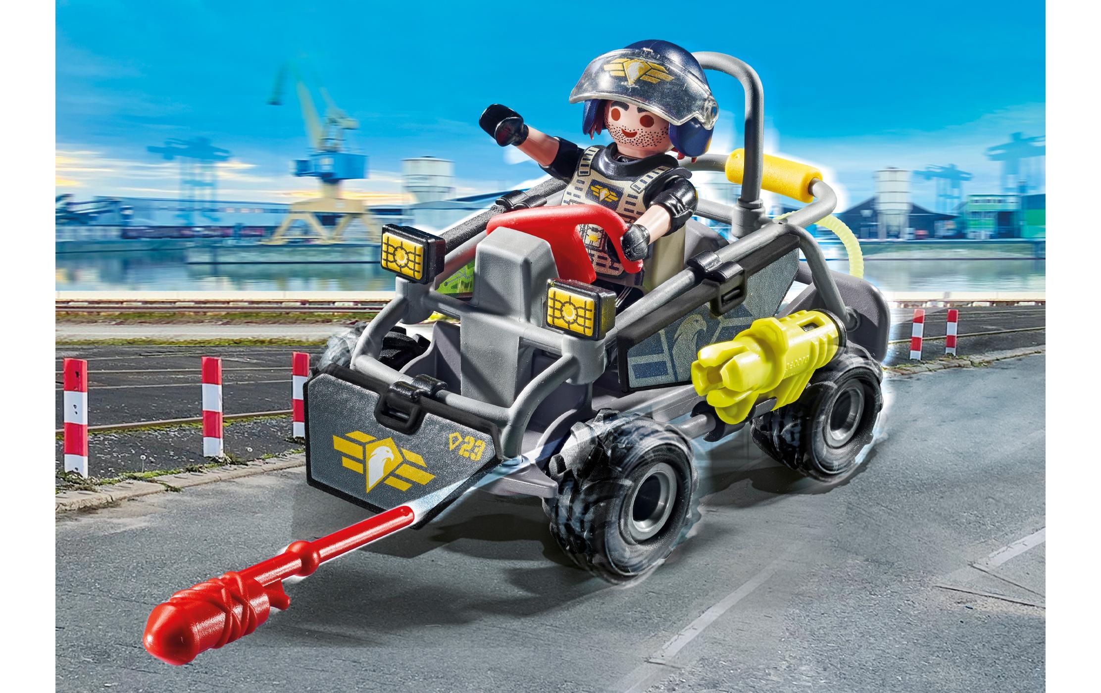 Playmobil® Briques de jeu »City Action SWAT-Multi-Terrain-Quad 71147«