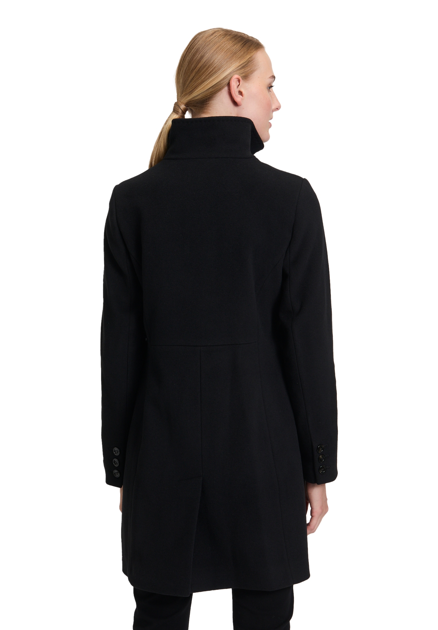 Gil Bret Veste en laine ohne Kapuze mit Stehkragen