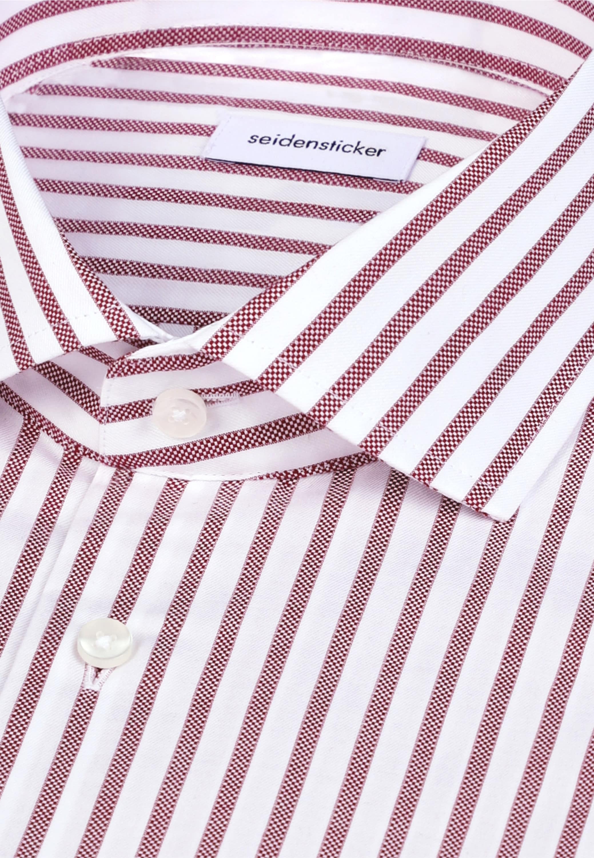 seidensticker Businesshemd »Schwarze Rose« Slim 1/1 Kentkragen Gestreift