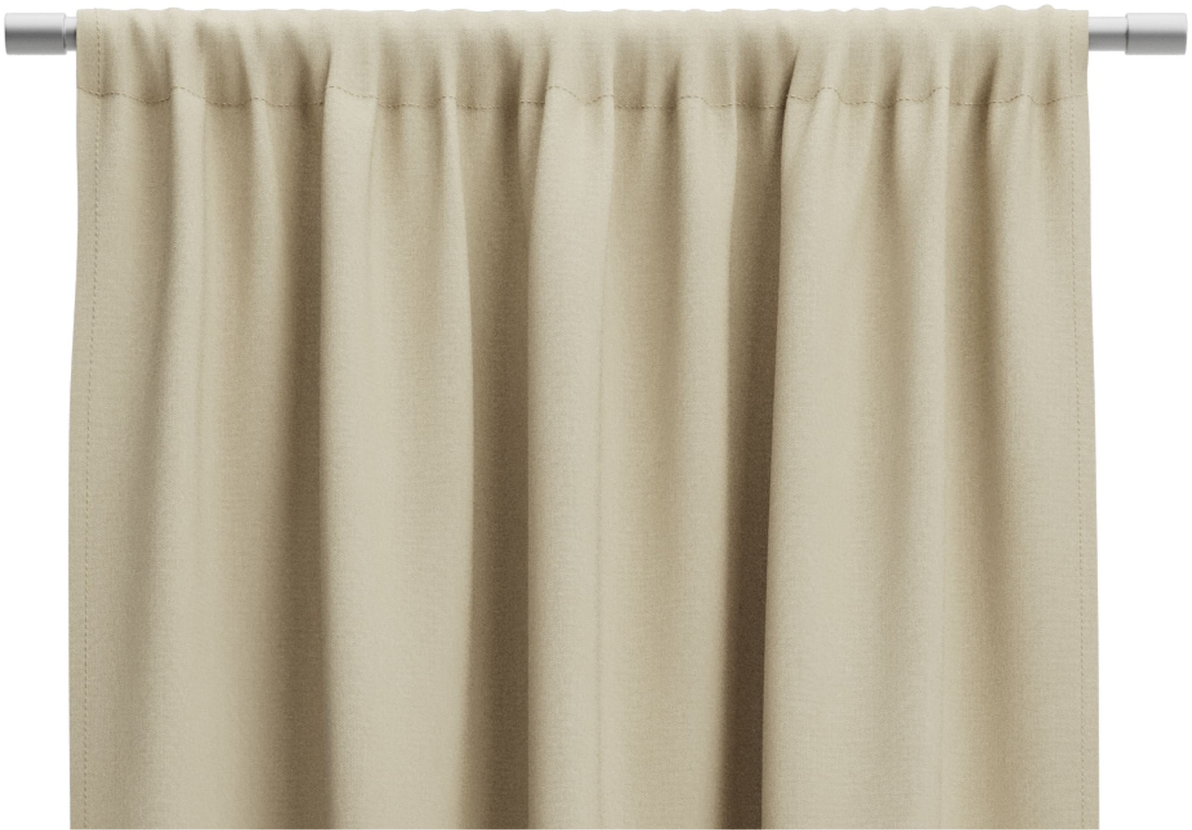 Neutex for you! Rideau sur mesure »Outdoorvorhang SOLERO« Passage tige 1 cuis tlg. Rideau d'extérieur uni avec structure légère