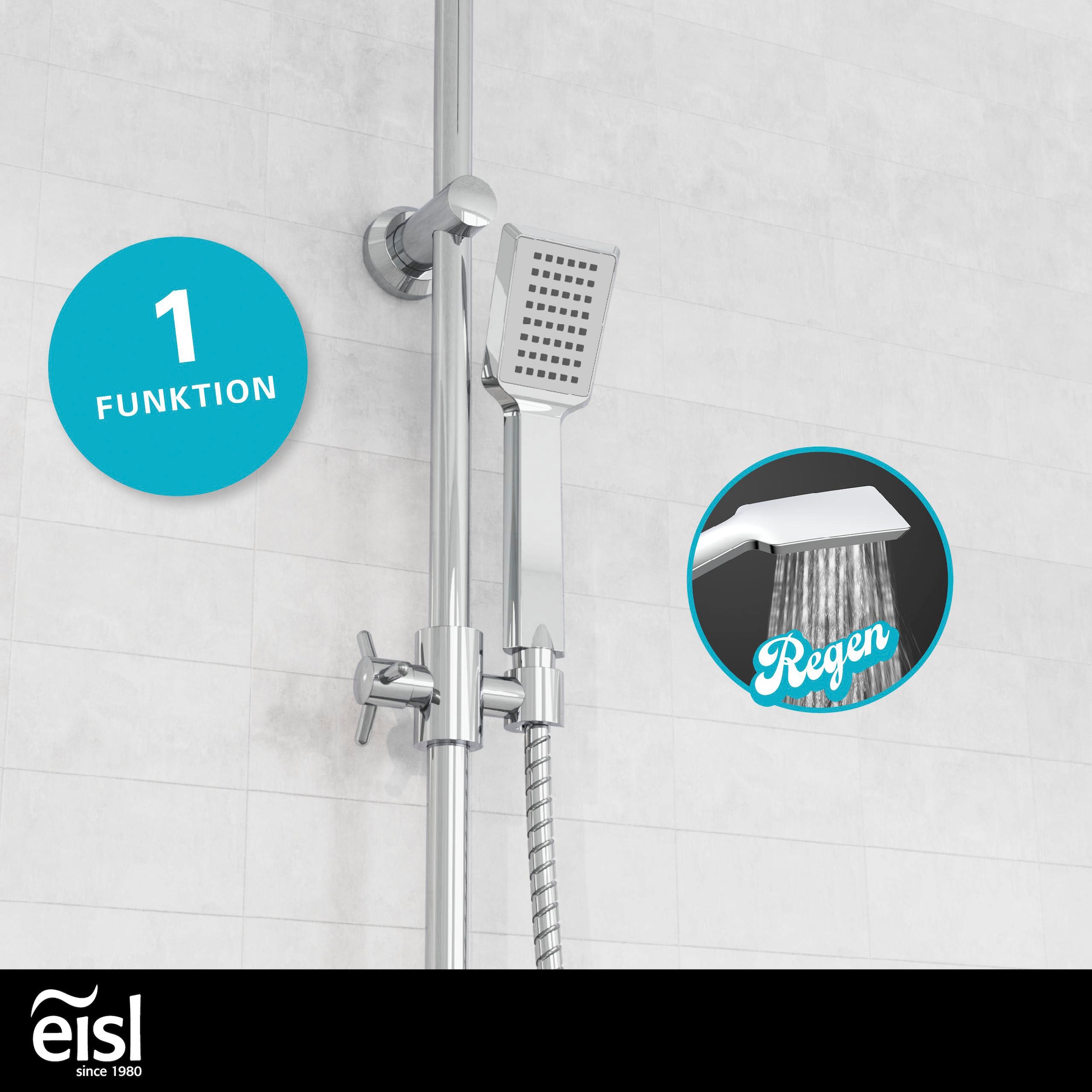 Eisl Duschsystem »EASY COOL« Regendusche ohne Armatur, Duschsystem mit Seifenschale, Duschbrause