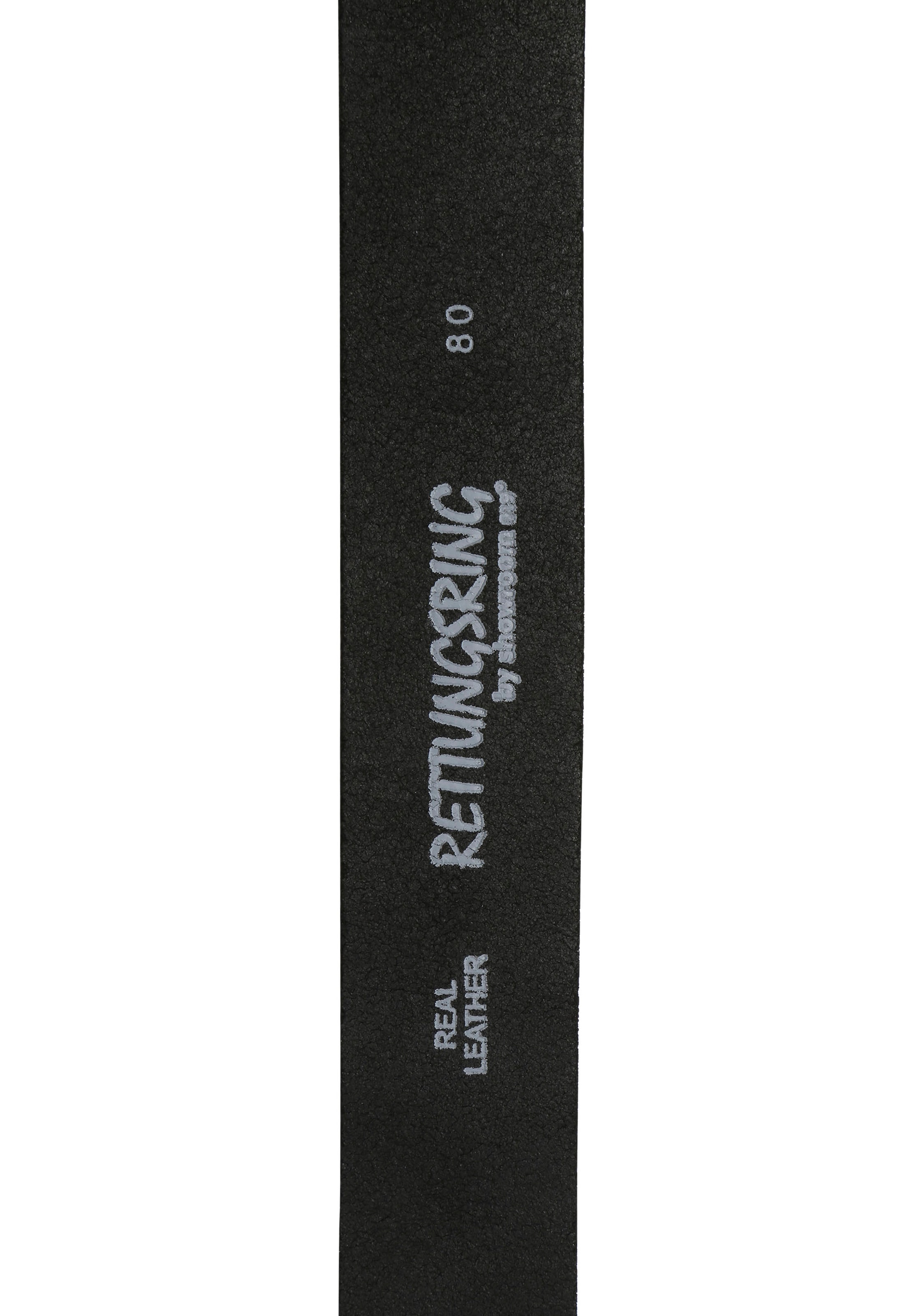 RETTUNGSRING by showroom 019° Ceinture en cuir Schliesse »Grömitz Schwarz Satiniert Mit Swarovski-Kristall Veredelt«