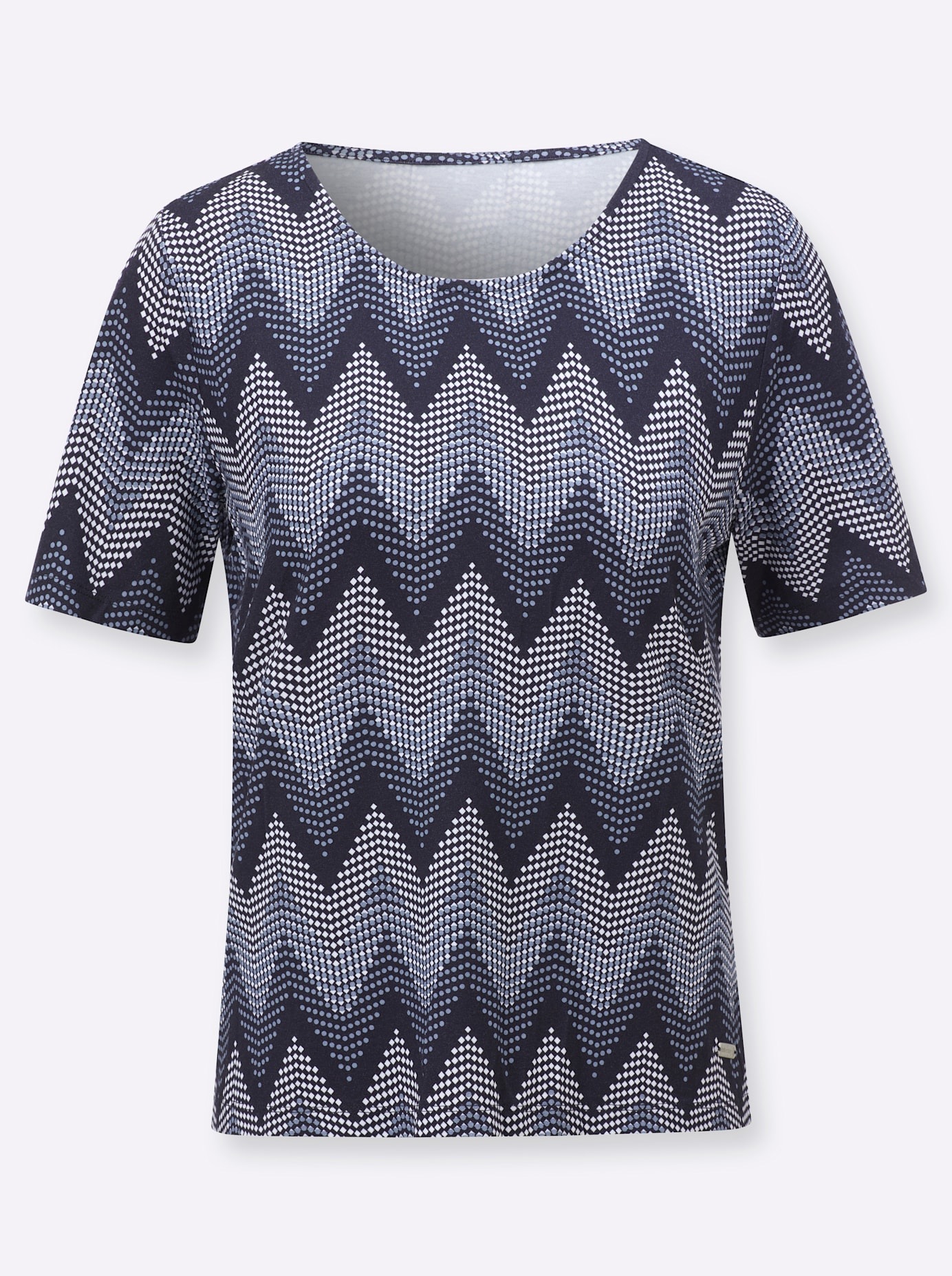 Casual Looks Rundhalsshirt »Kurzarm-Shirt« 1 tlg.