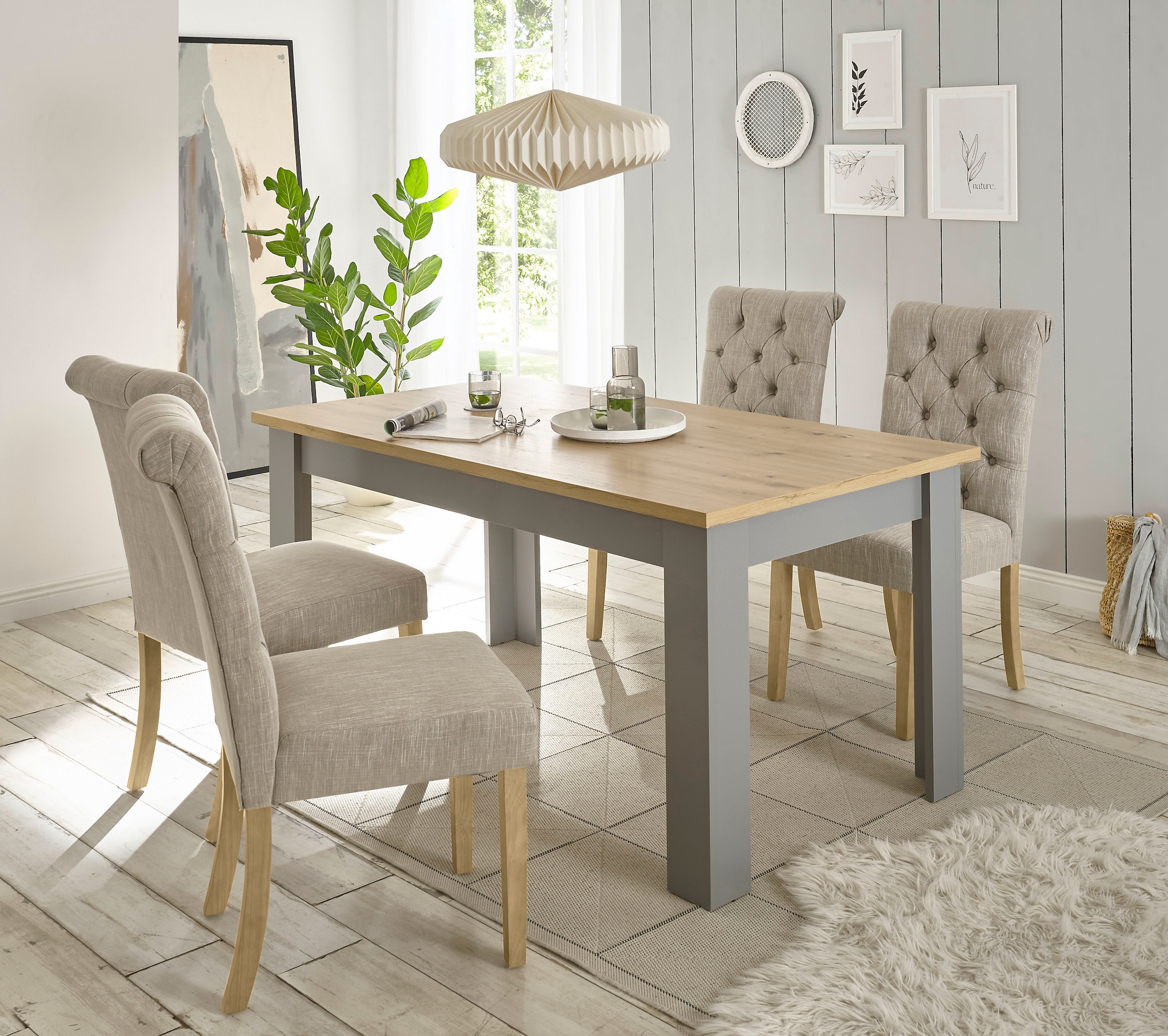 Home affaire Table de salle à manger »CHAMBORD« Breite ca. 160 cm