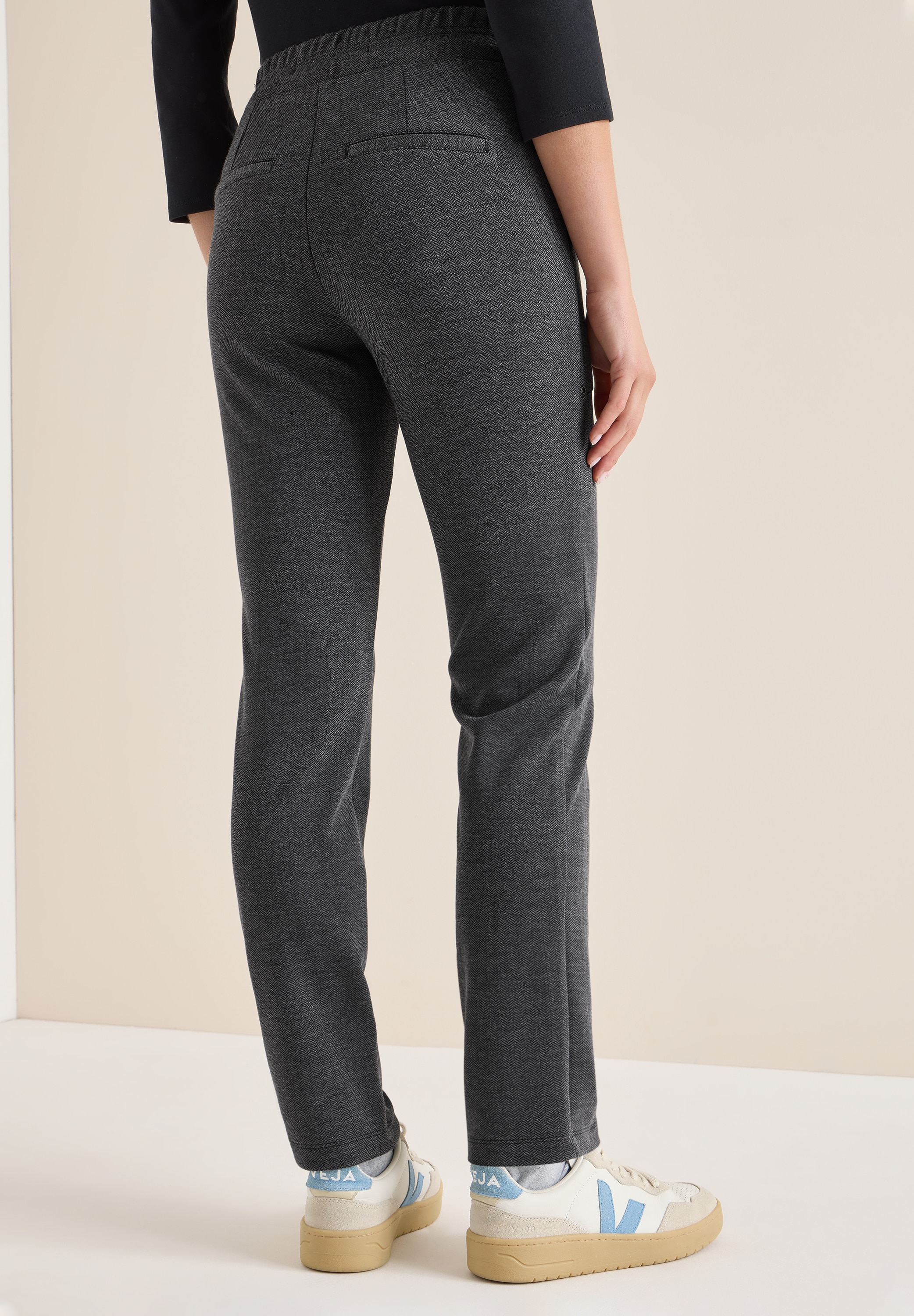 Cecil Pantalon en tissu »Style Tracey«  mit Gummibund und Kordelzug