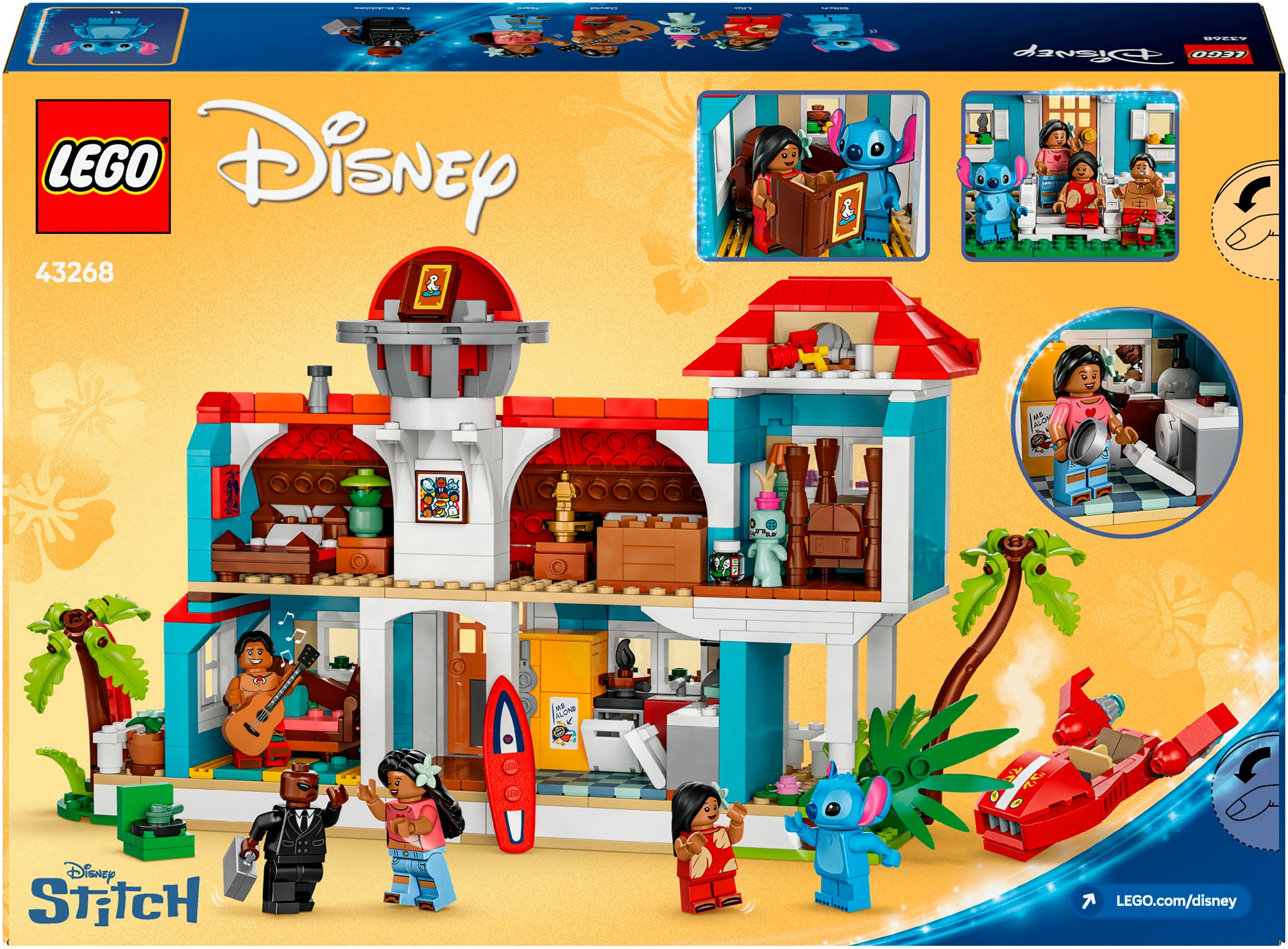 LEGO® Pions de construction »Das Strandhaus aus „Lilo und Stitch“ (43268), LEGO® Disney Classic« Made in Europe