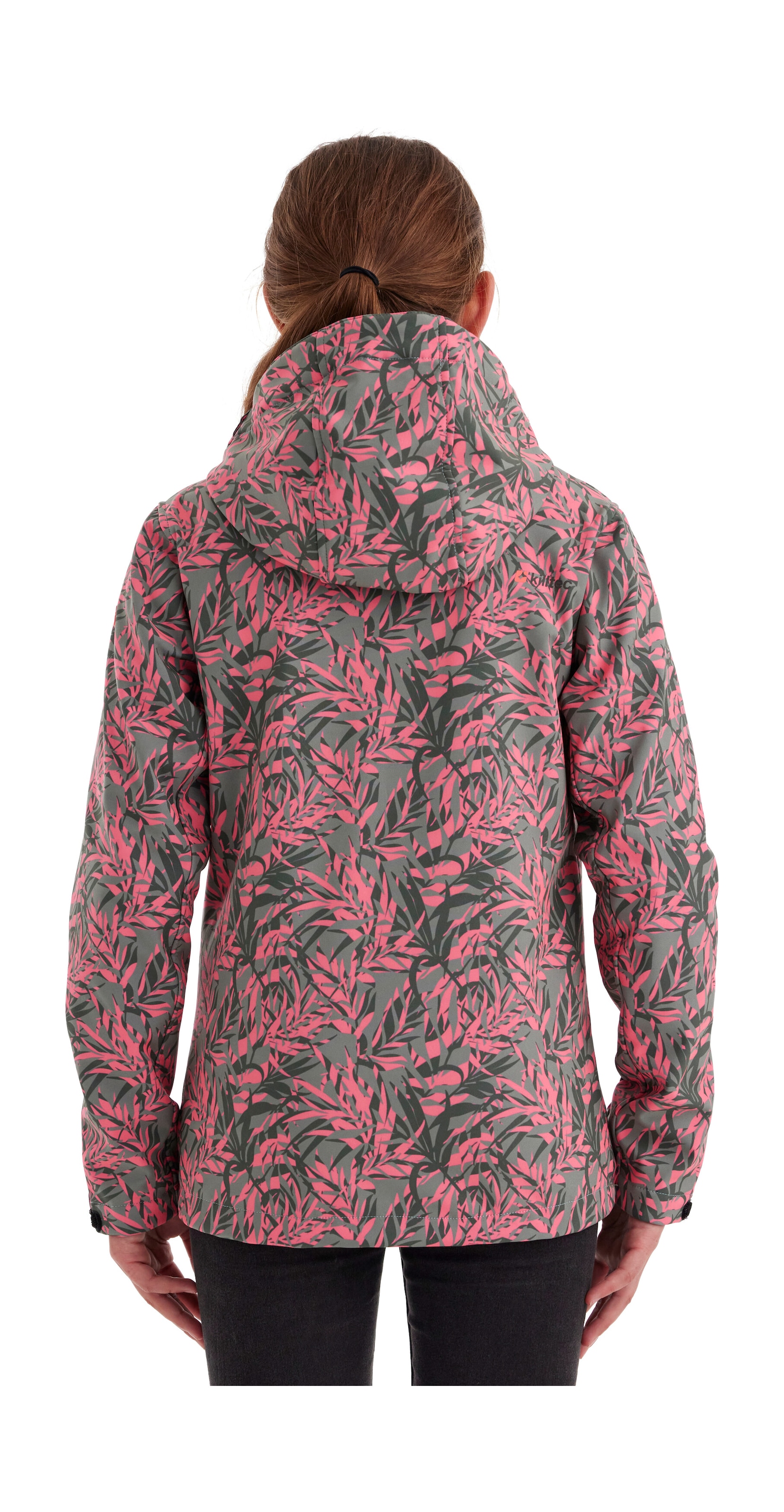 Killtec Softshelljacke »Mädchen Softshelljacke Print« Wasserdicht, windabweisend, atmungsaktiv, modischer Print