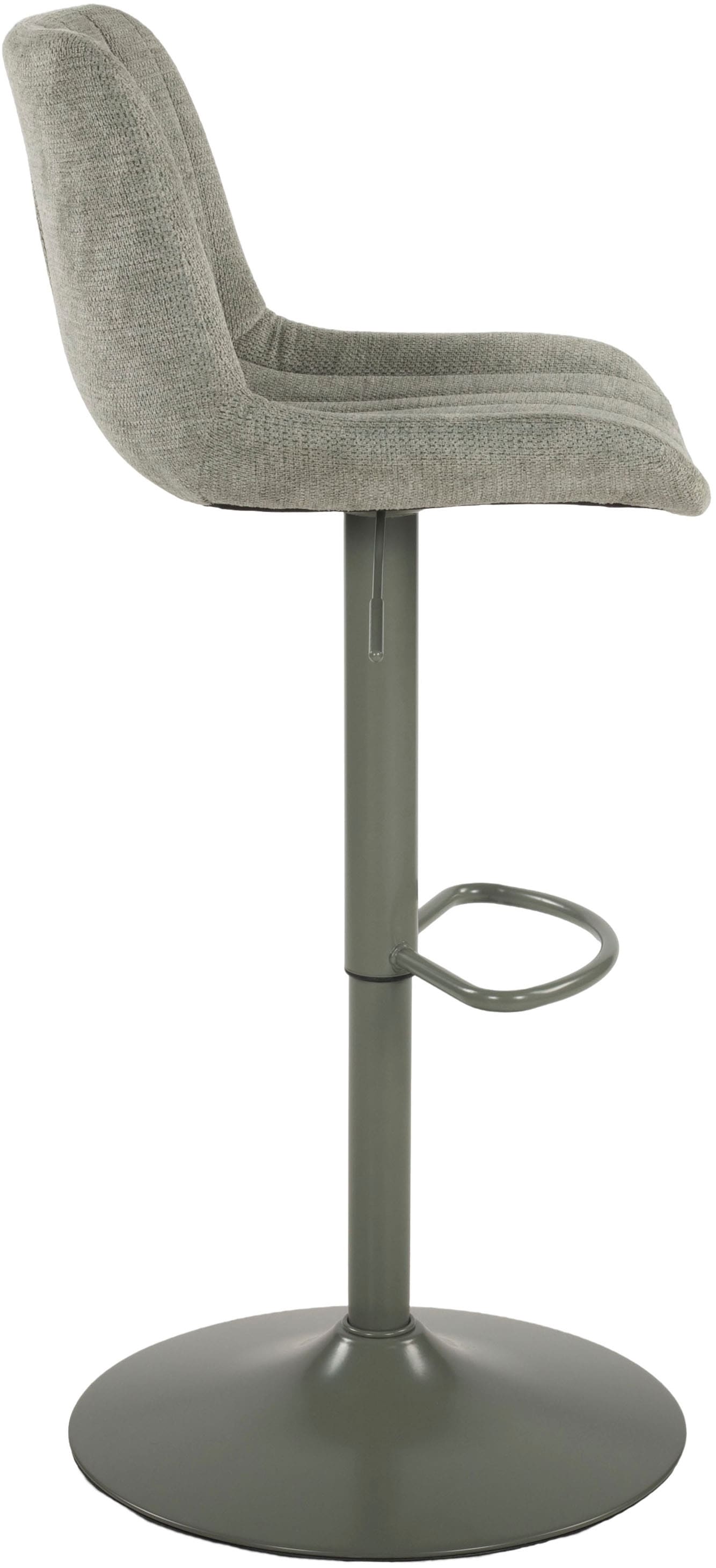 Duo Collection Tabouret de bar »Kelly« 1 cuis tlg. incl. dossier et repose-pieds, réglable en hauteur, pivotant à 360°