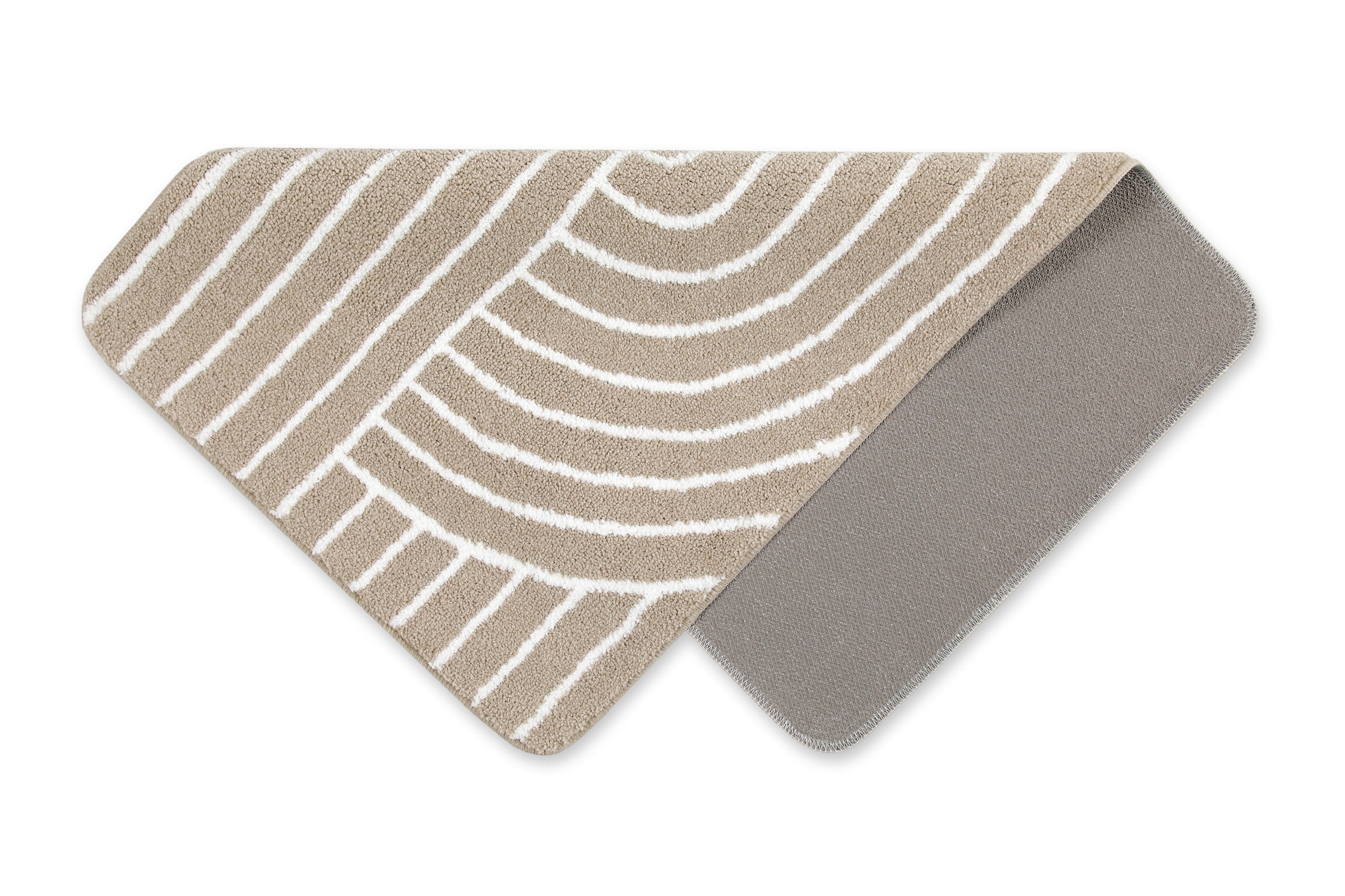Wecon home Basics Tapis de bain »Hilda« Höhe 15 mm lavable, antidérapant, résistant, facile d'entretien avec motif rétro