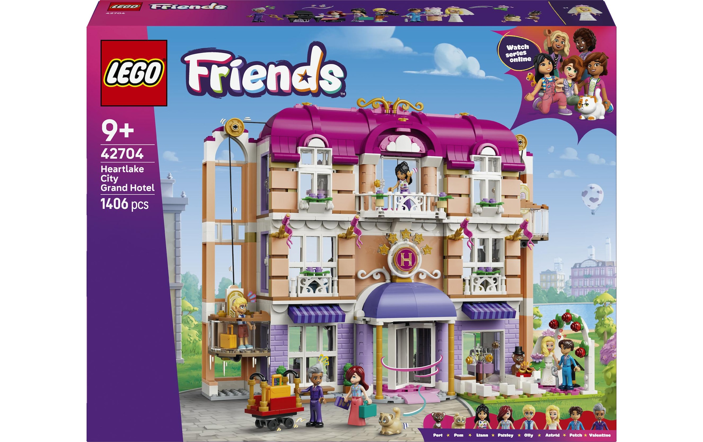 LEGO® Pions de construction »Das Grandhotel von Heartlake City (42704), LEGO Friends« fabriqué en Europe