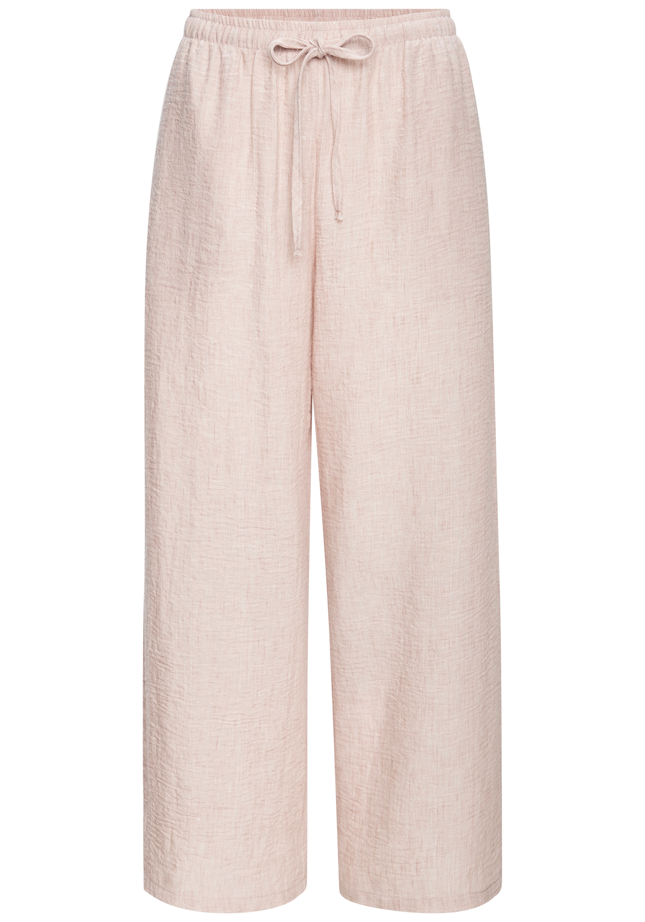 Buffalo Pantalon à enfiler »aus bequemer Webware und weitem Bein«  mit Gummibund, Casual-chic, Sommerhose, Strandhose