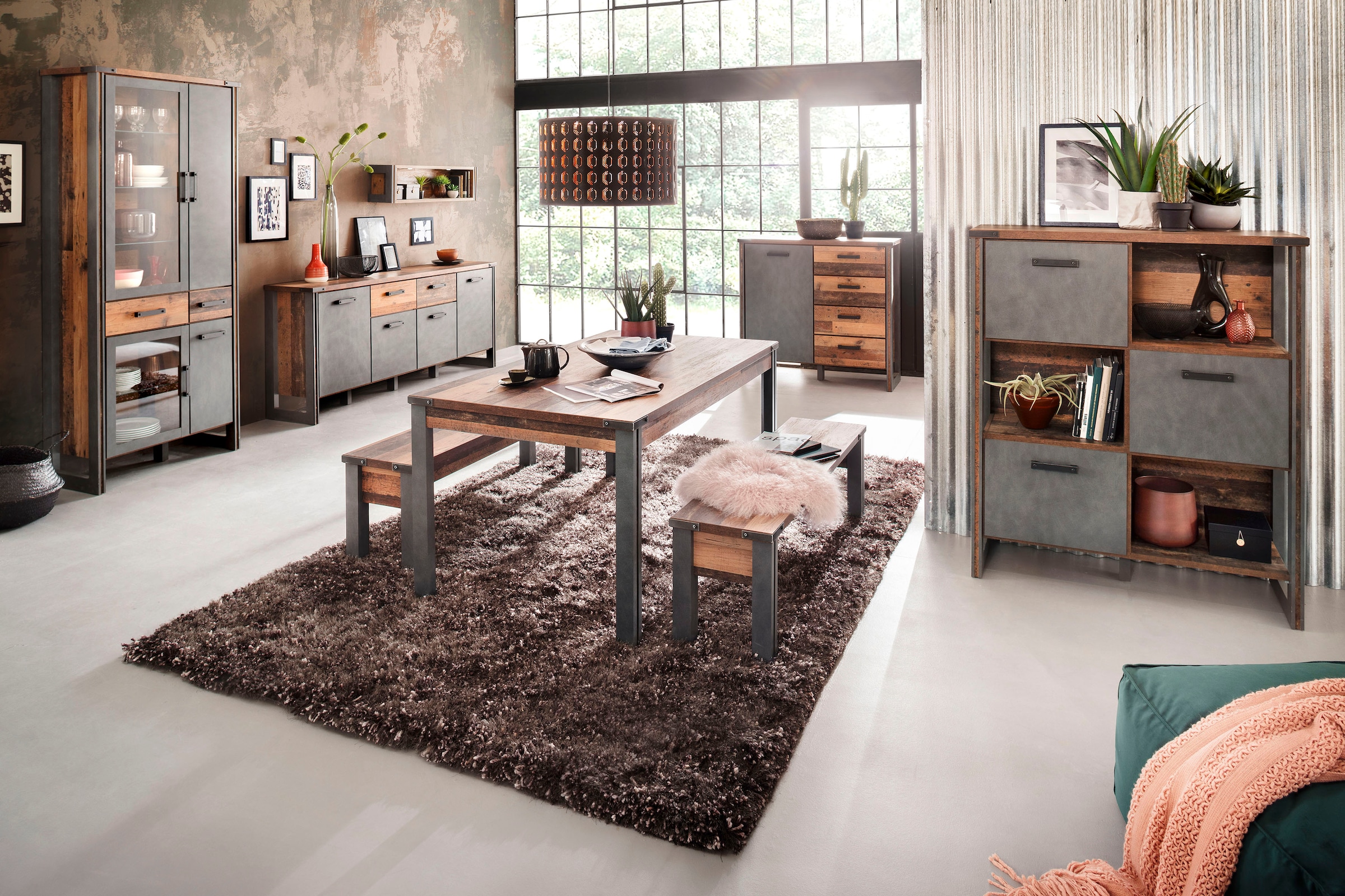 Home affaire Banc »Bristol« Esszimmerbank mit Platz für 2 Personen - (B/T/H) 140/35/44 cm