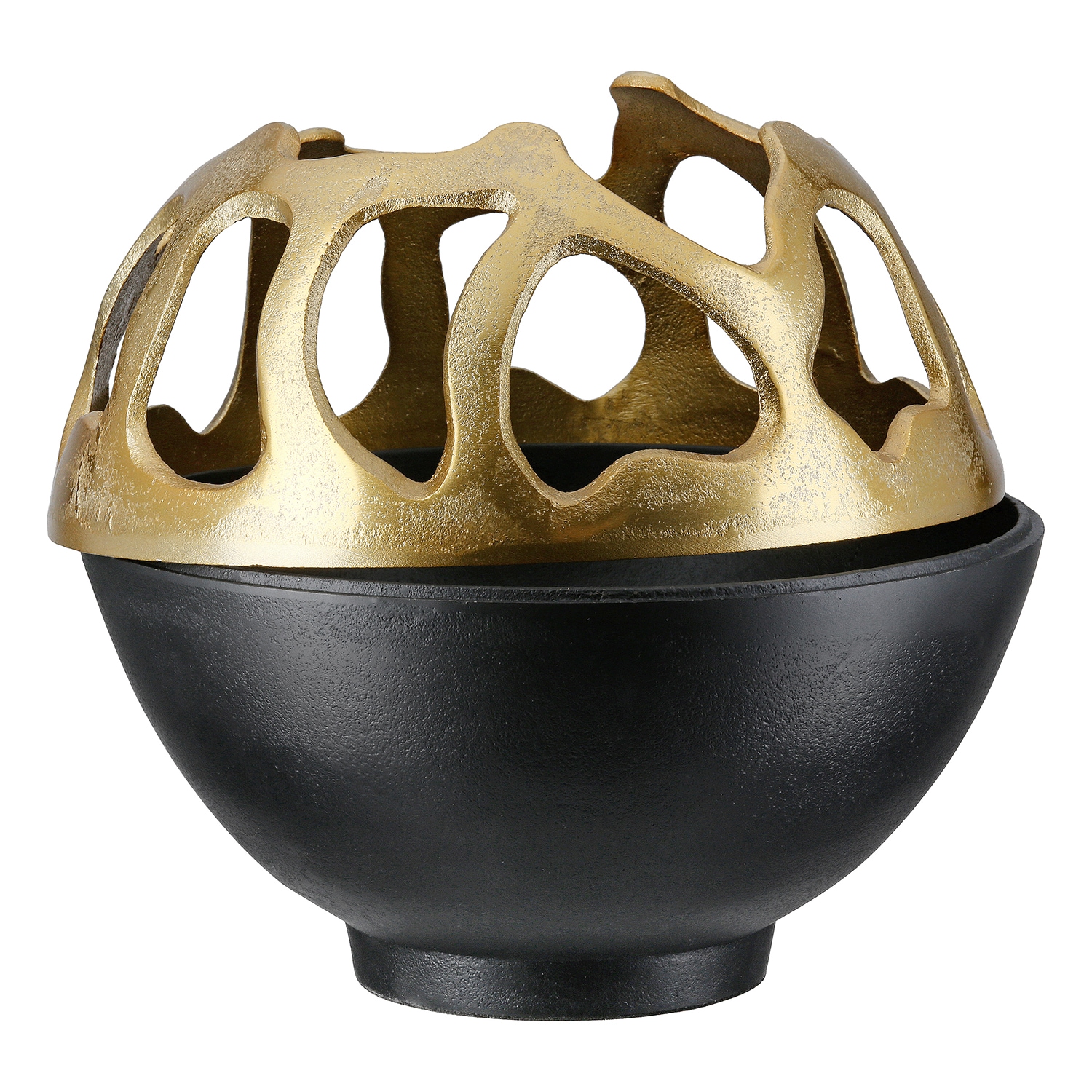 GILDE Photophore »Windlicht Branca goldfarben; schwarz«