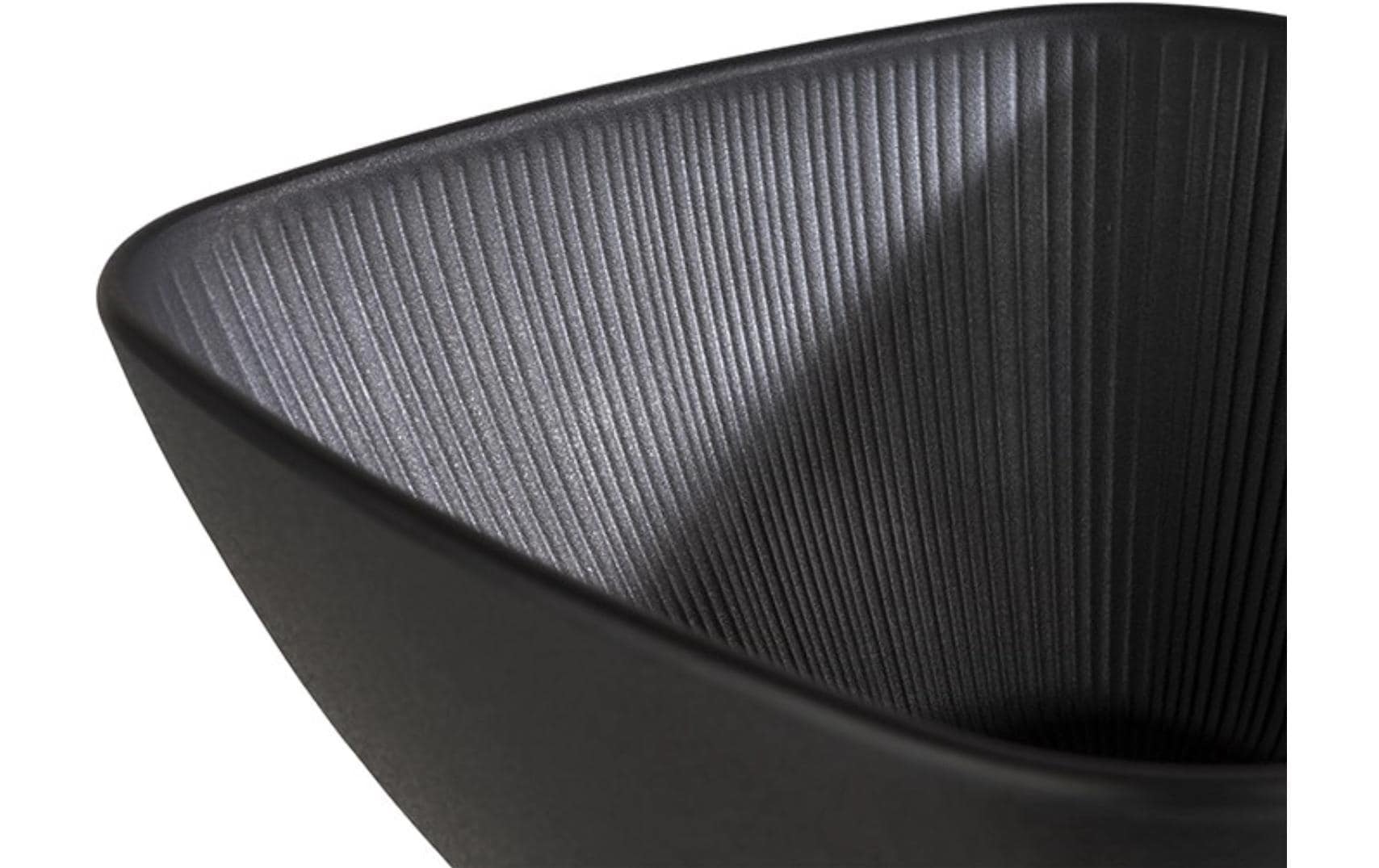 APS Bol »Nero Schale 25 x 25 cm H11 cm Melamin« aus mélamine compatible lave-vaisselle