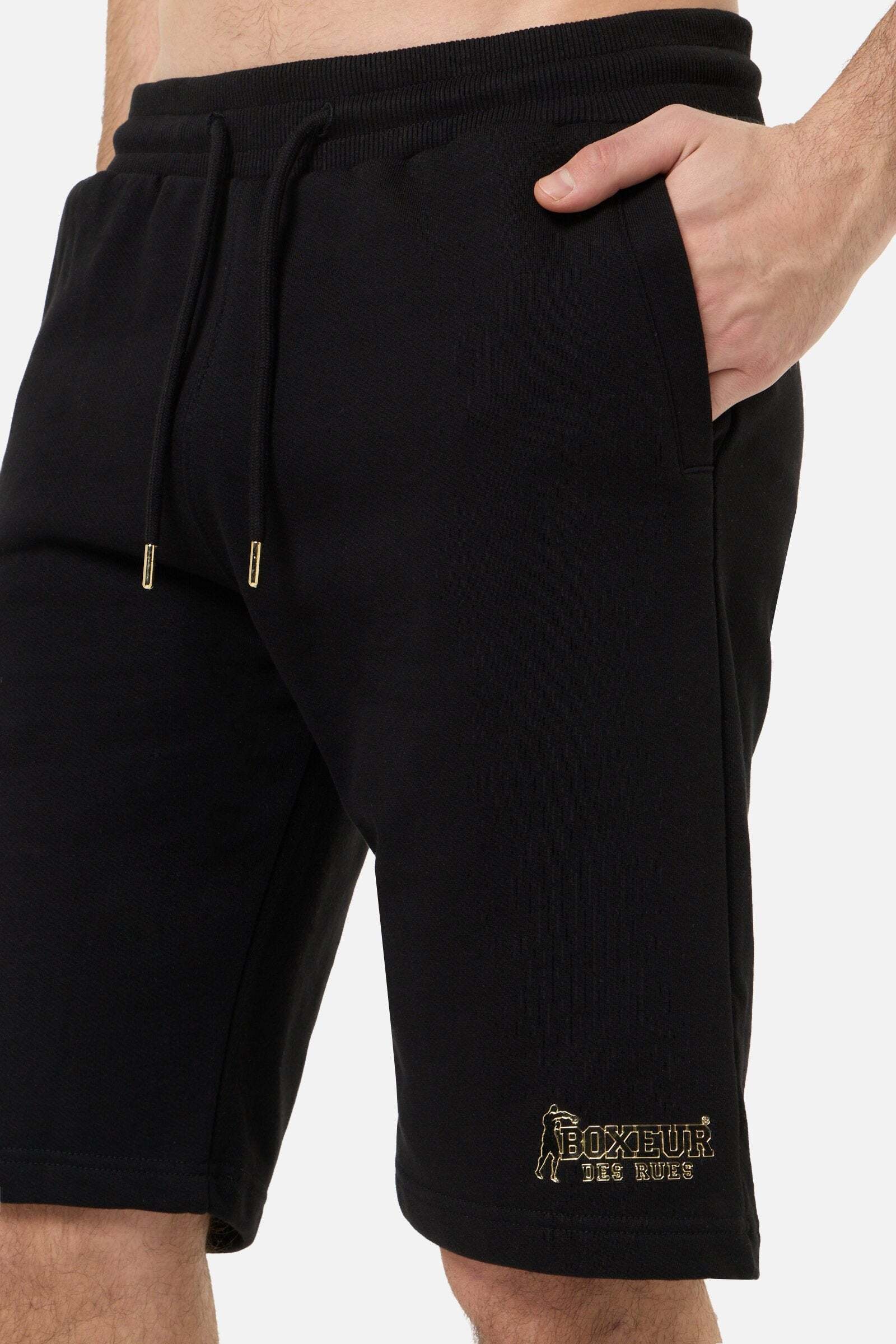 BOXEUR DES RUES Short »BOXEUR DES RUES Sweatshorts With Logo«
