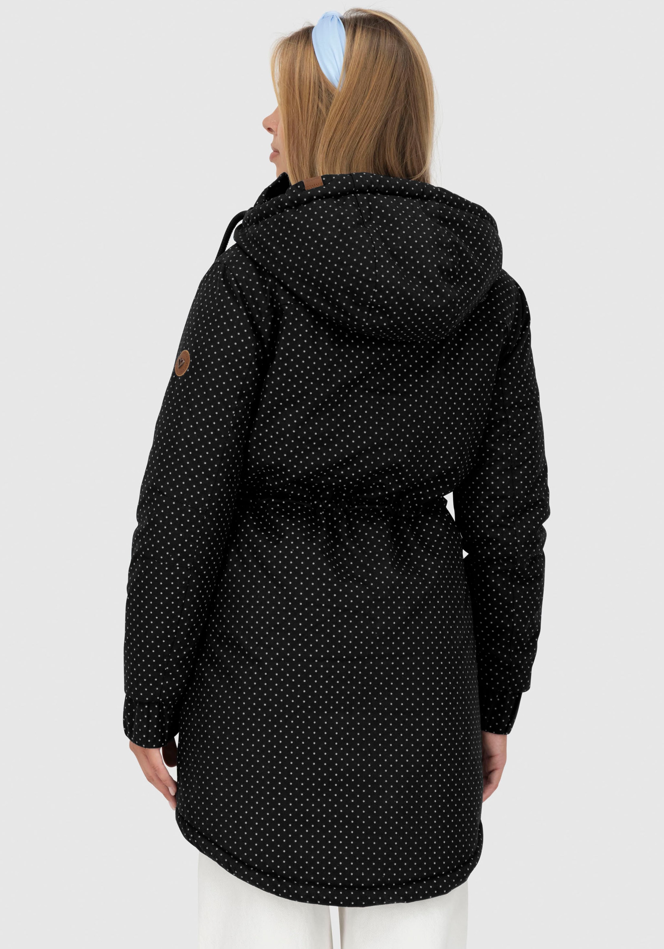 Alife & Kickin Veste d'extérieur »CHARLOTTEAKB« mit Kapuze gefütterter Parka, Kapuzenjacke durch Bindeband tailliert