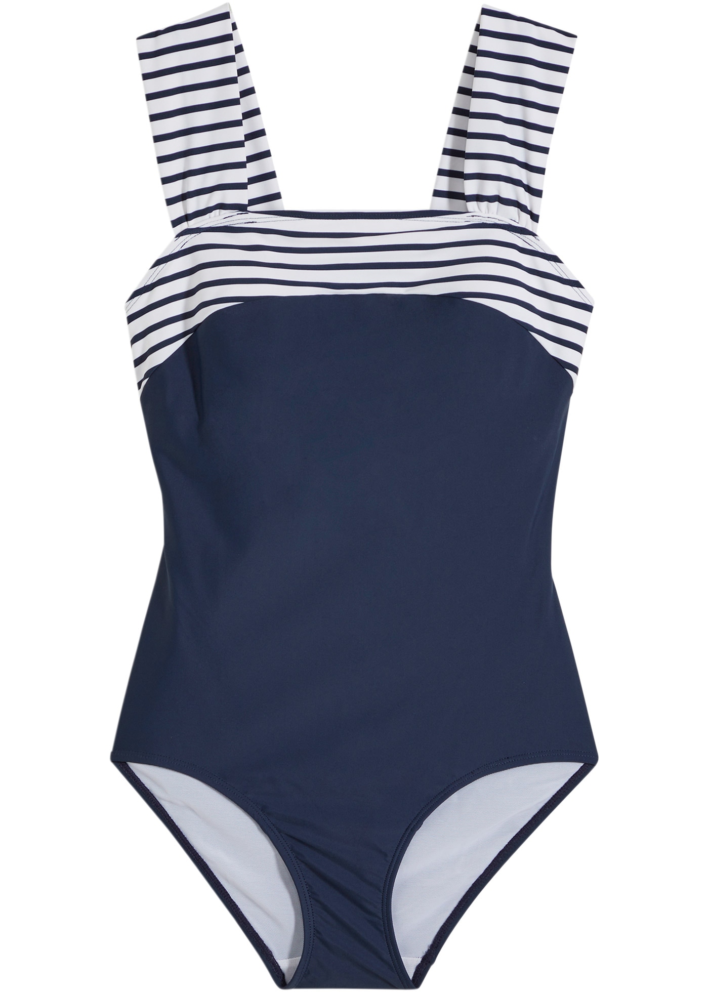 bonprix Maillot de bain 1 cuis figurformendes Material, sportlicher Stil, mit Netzfutter