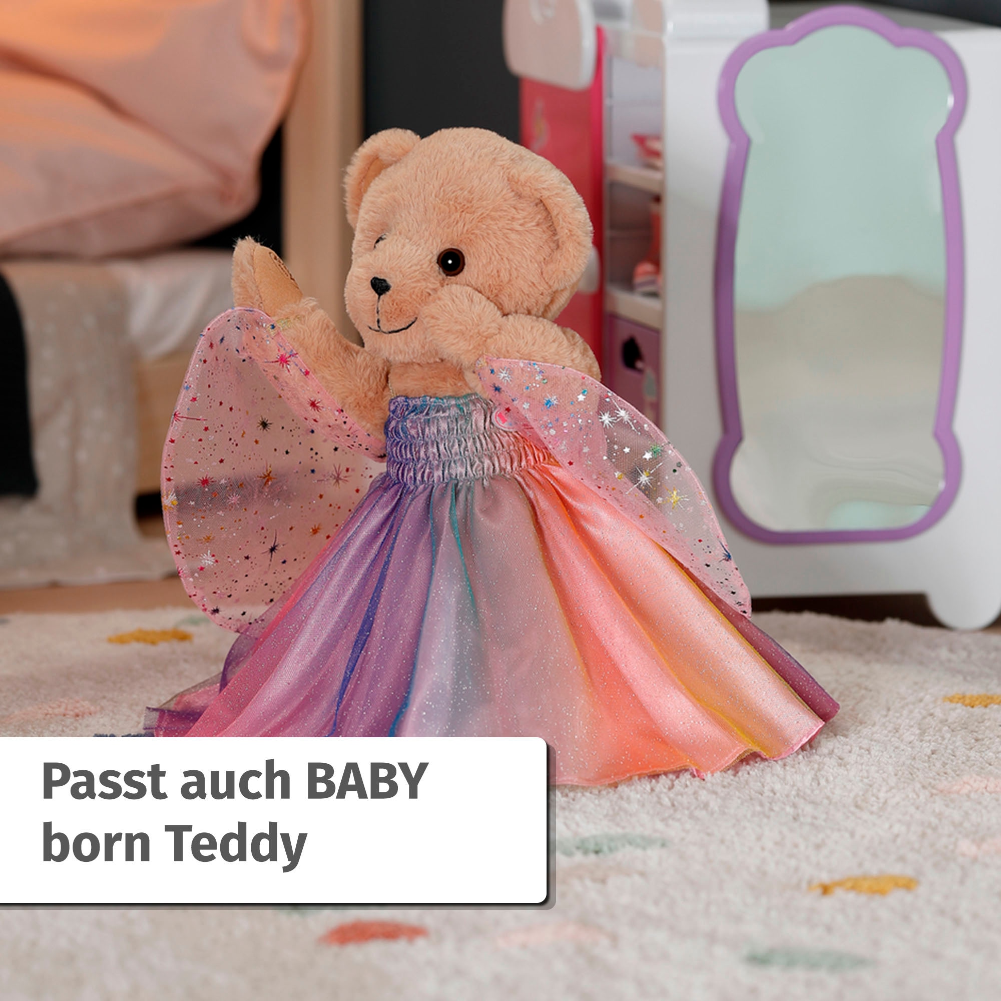 Baby Born Puppenkleidung »Regenbogen Kleid, 43 cm«