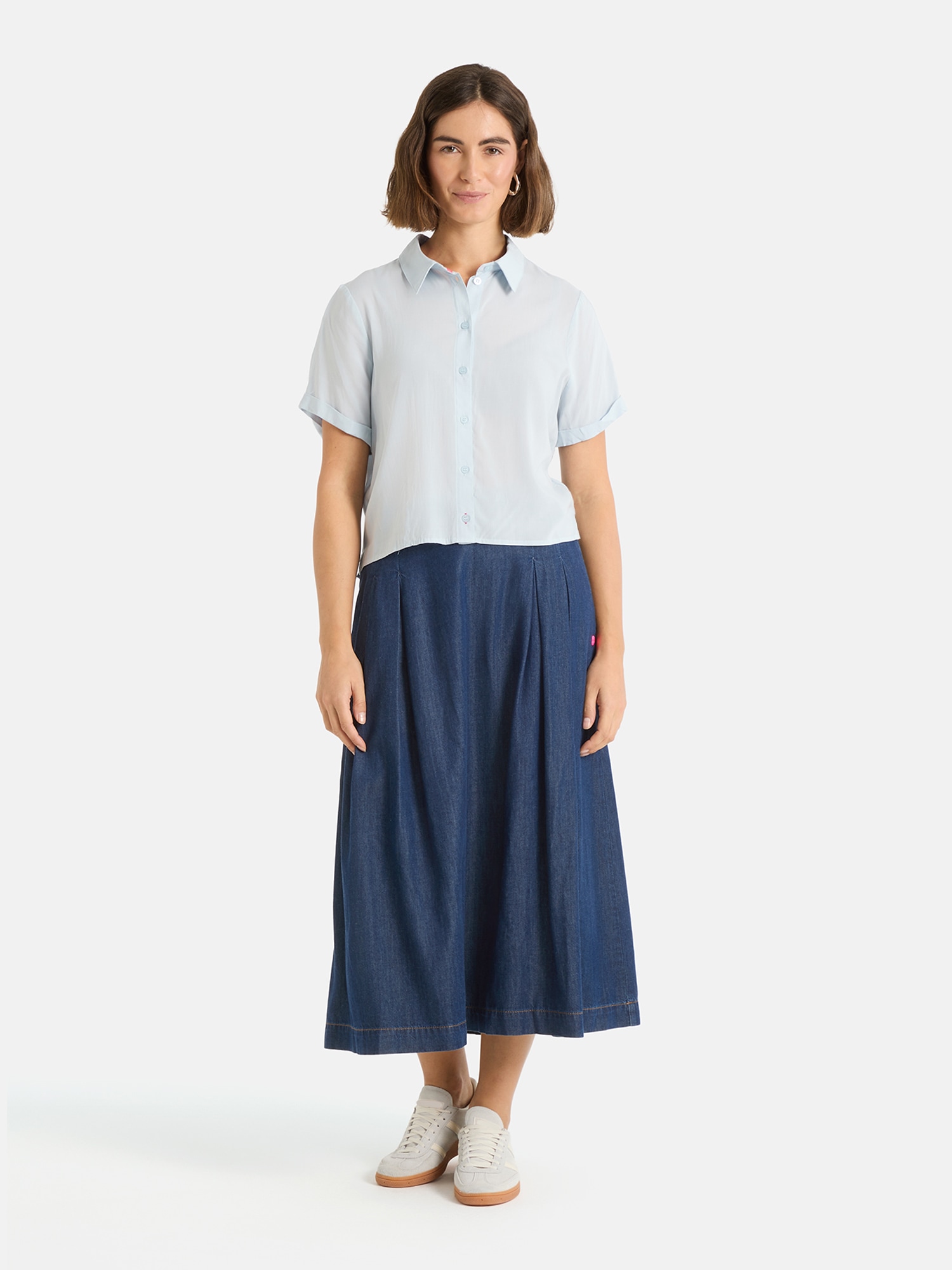 Lieblingsstück Jupe midi »PrittL« mit Faltenwurf