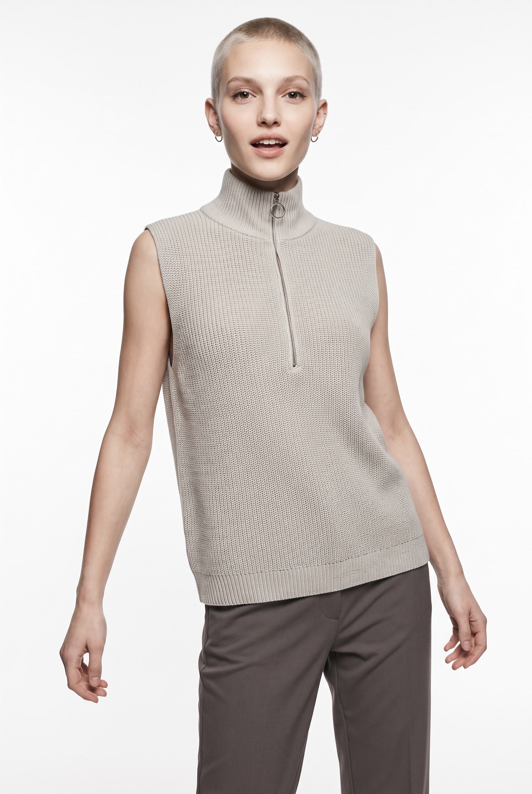 soyaconcept Pull-over »SC-JULIA 8« mélange de matériaux
