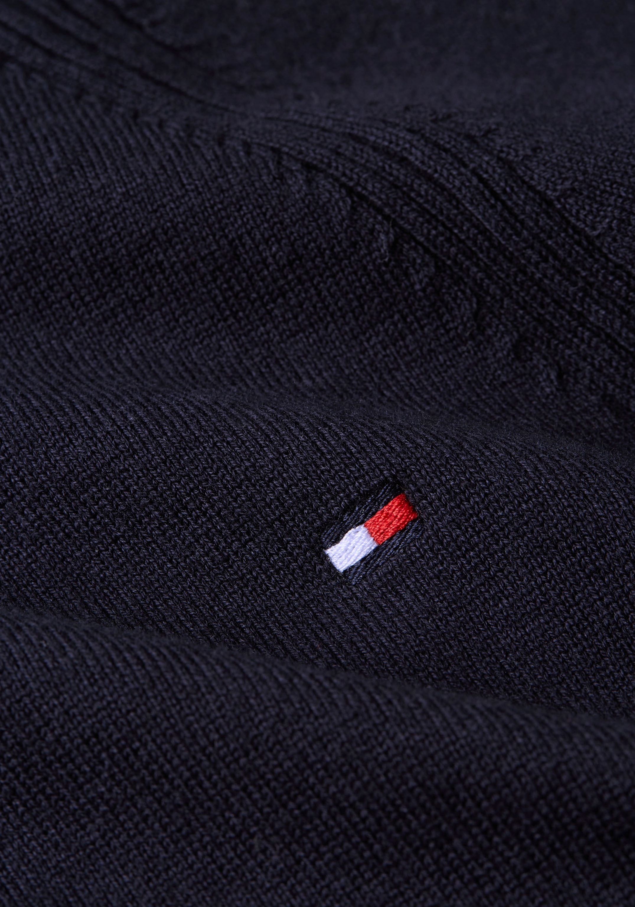 Tommy Hilfiger Robe en jersey »CO JERSEY STITCH F&F DRESS« mit Logostickerei auf der Brust